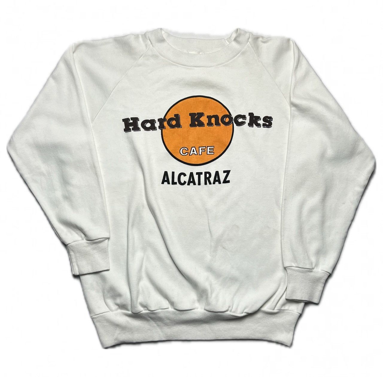 Hard Rock Cafe × Vintage Hard Knocks Alcatraz Parody Sweatshirt Size US L / EU 52-54 / 3 - 1 Thumbnail