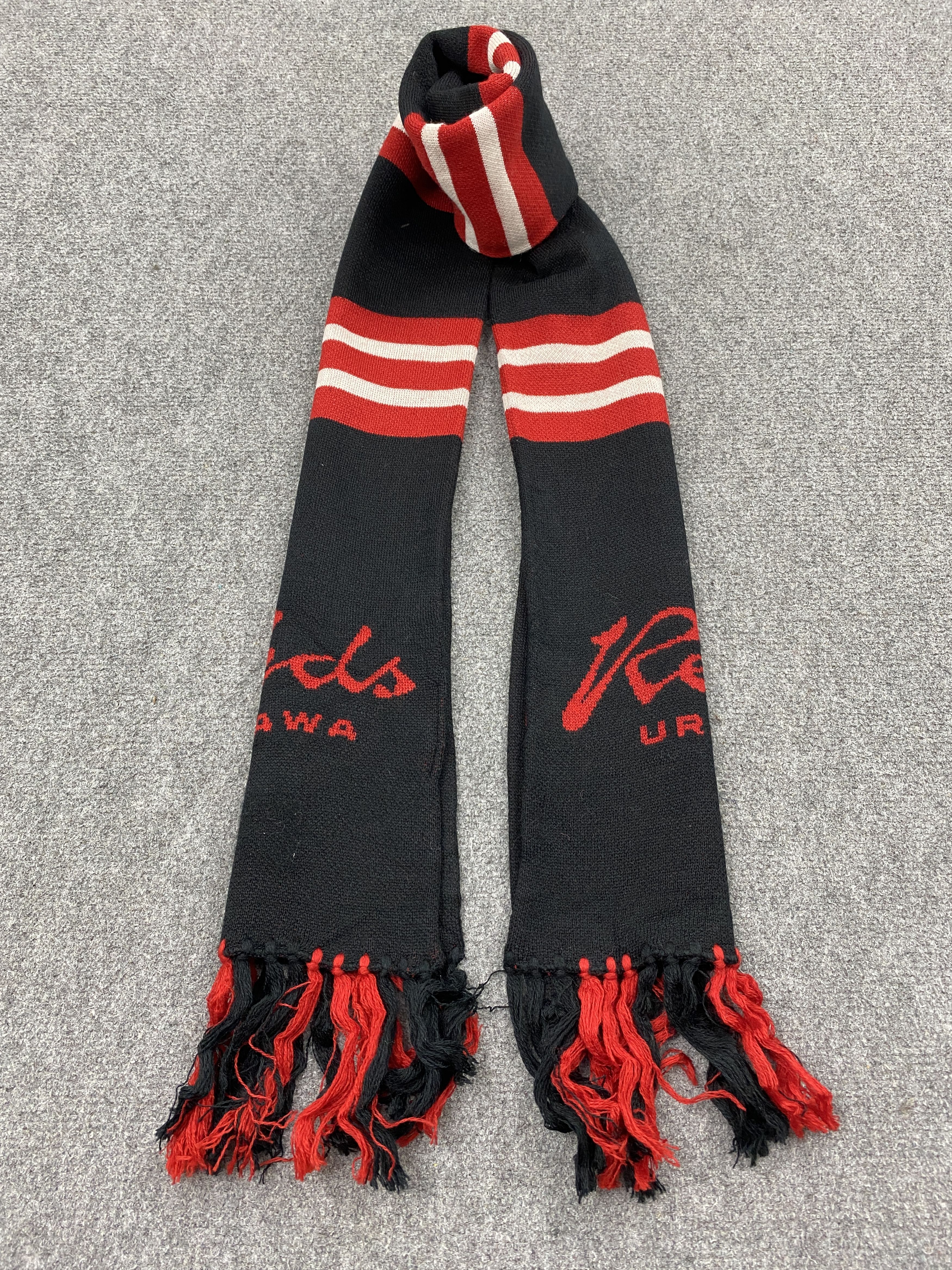 Japanese Brand Vintage Urawa Reds Football Muffler Neckwear - SC0036 Size ONE SIZE - 2 Thumbnail