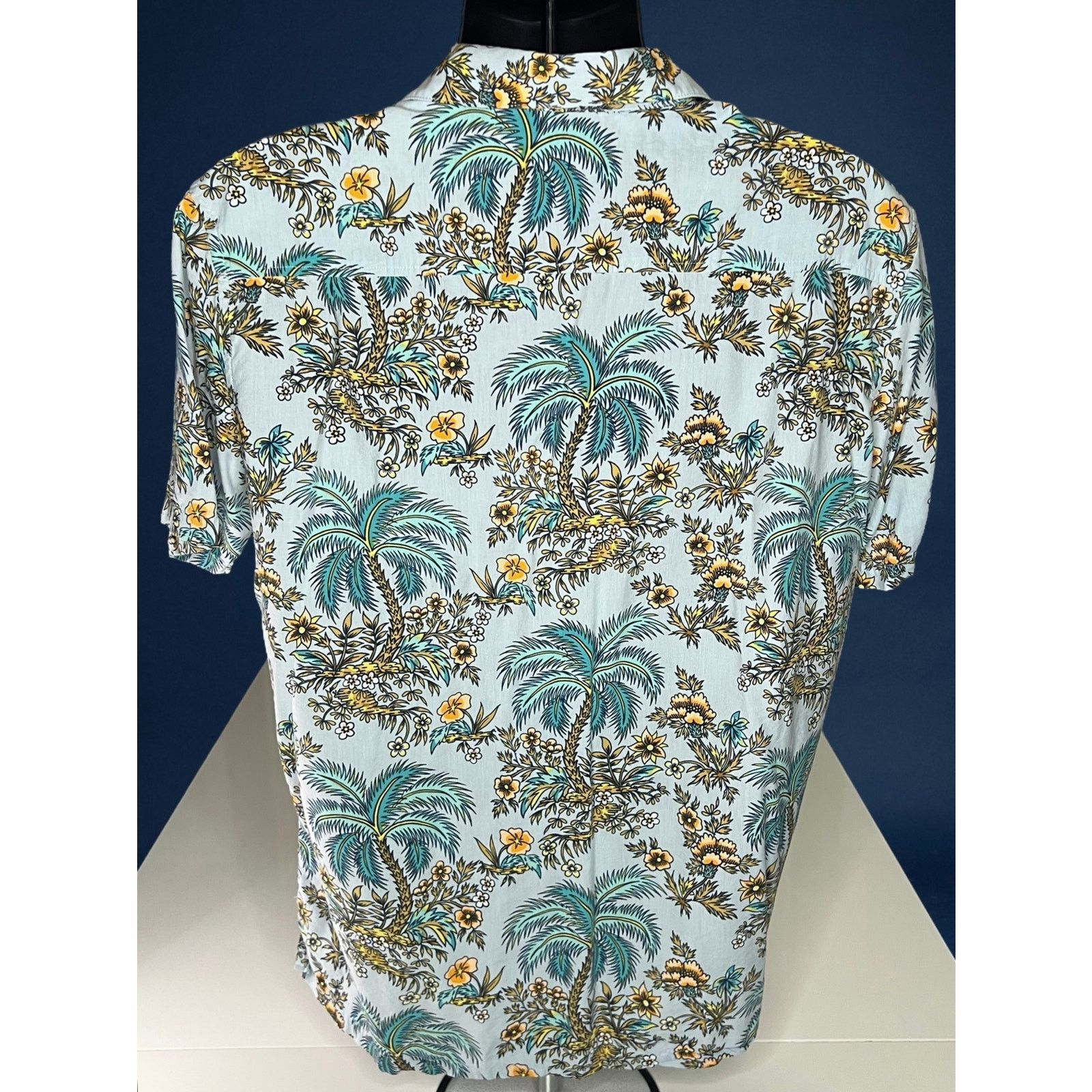 Hurley Hurley Hawaiian Shirt Large Palm Tree Floral Beach Button Up Size US L / EU 52-54 / 3 - 2 Thumbnail