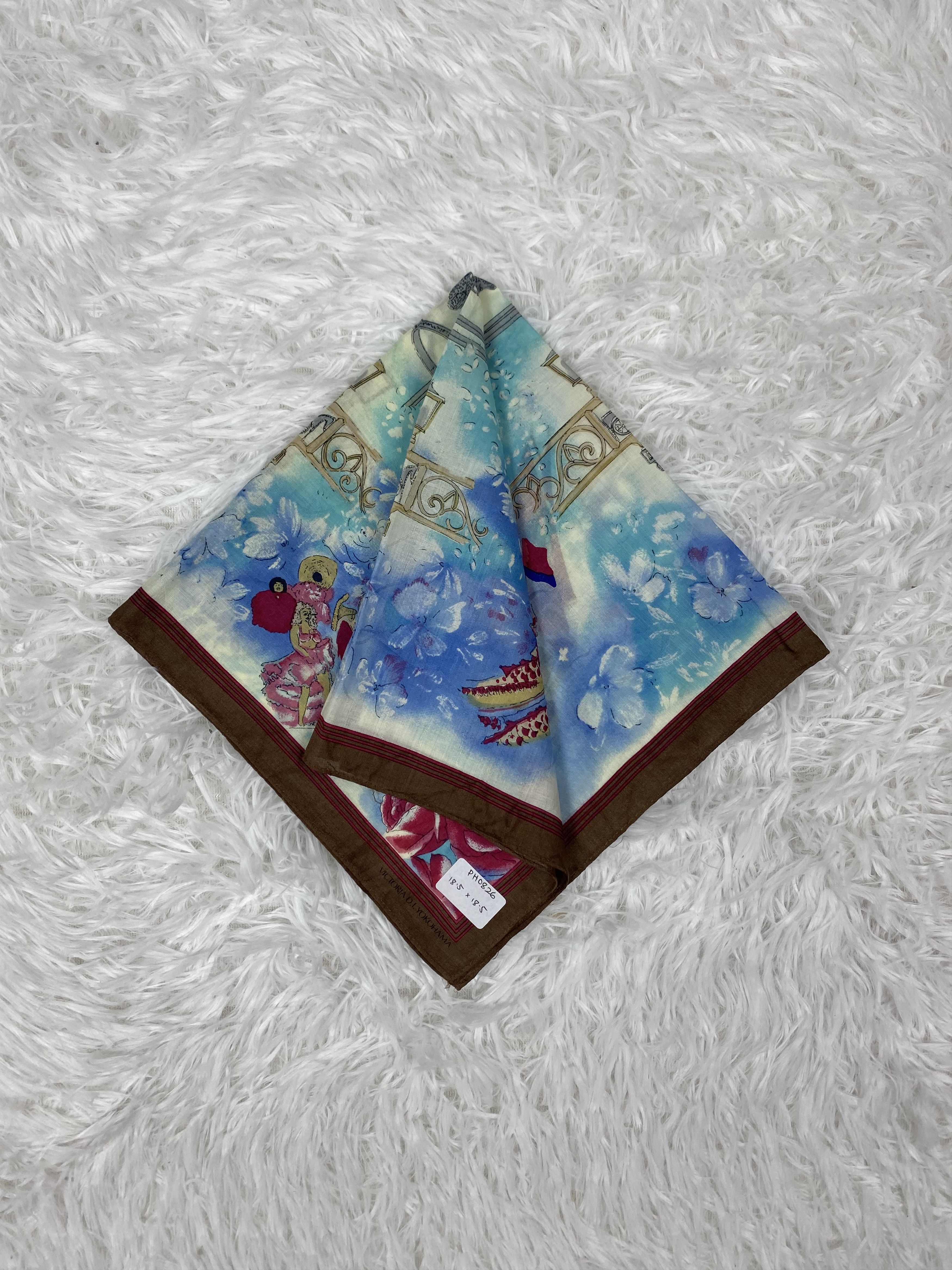 Vintage Vintage Arnaldo Bassini Handkerchief Neckerchief PH0826 Size ONE SIZE - 1 Thumbnail
