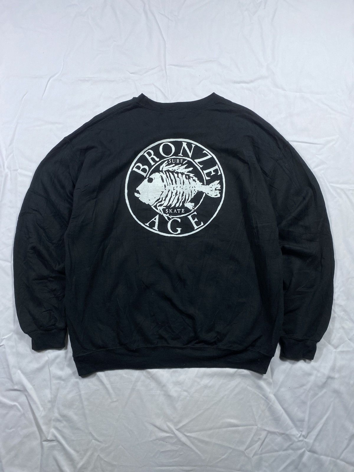 Vintage Vintage Bronze Age Skateboards Sweatshirt fishbone Size US L / EU 52-54 / 3 - 1 Thumbnail