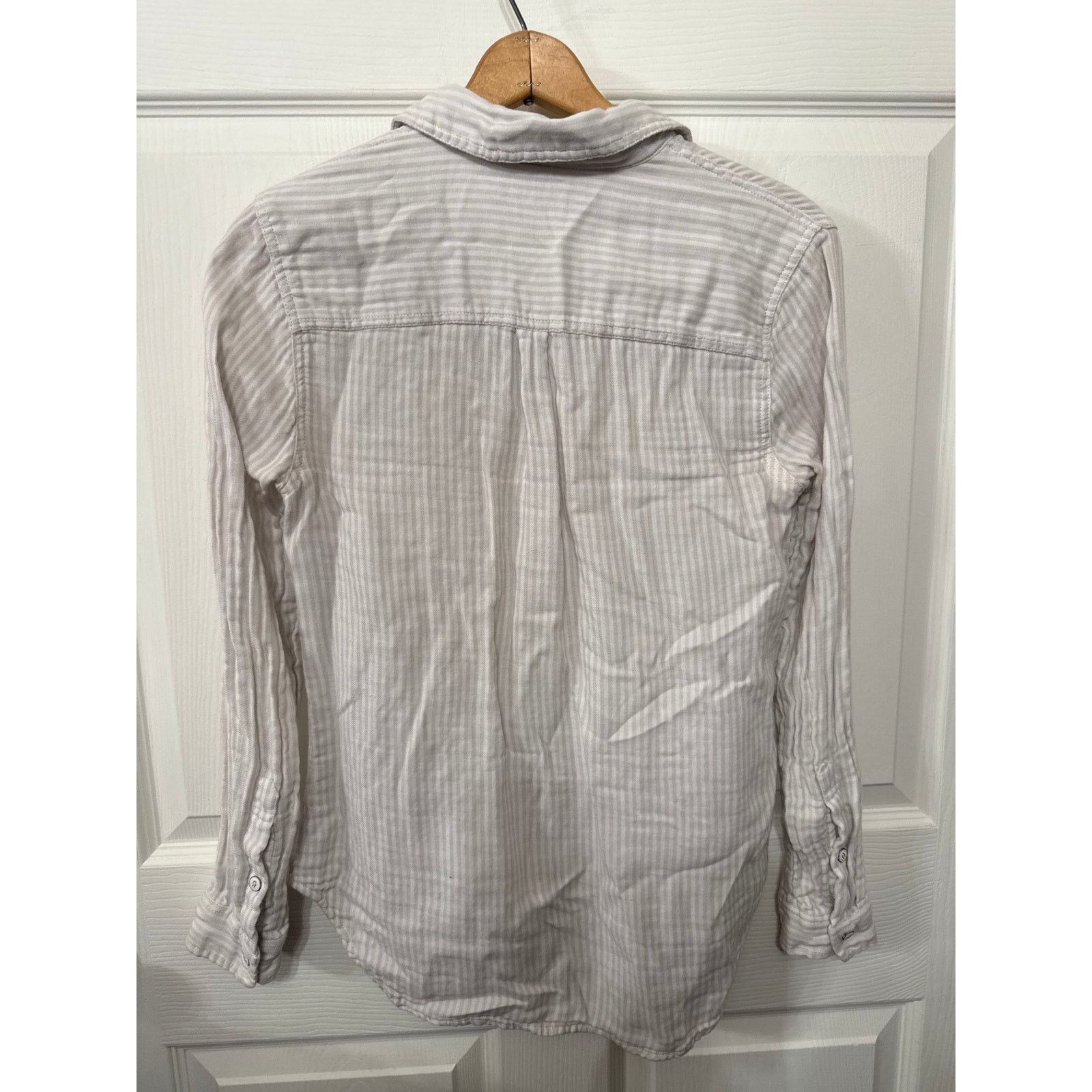 Faherty Faherty Striped Cotton Double-Pocket Gauze Button Down, S Size S / US 4 / IT 40 - 7 Thumbnail