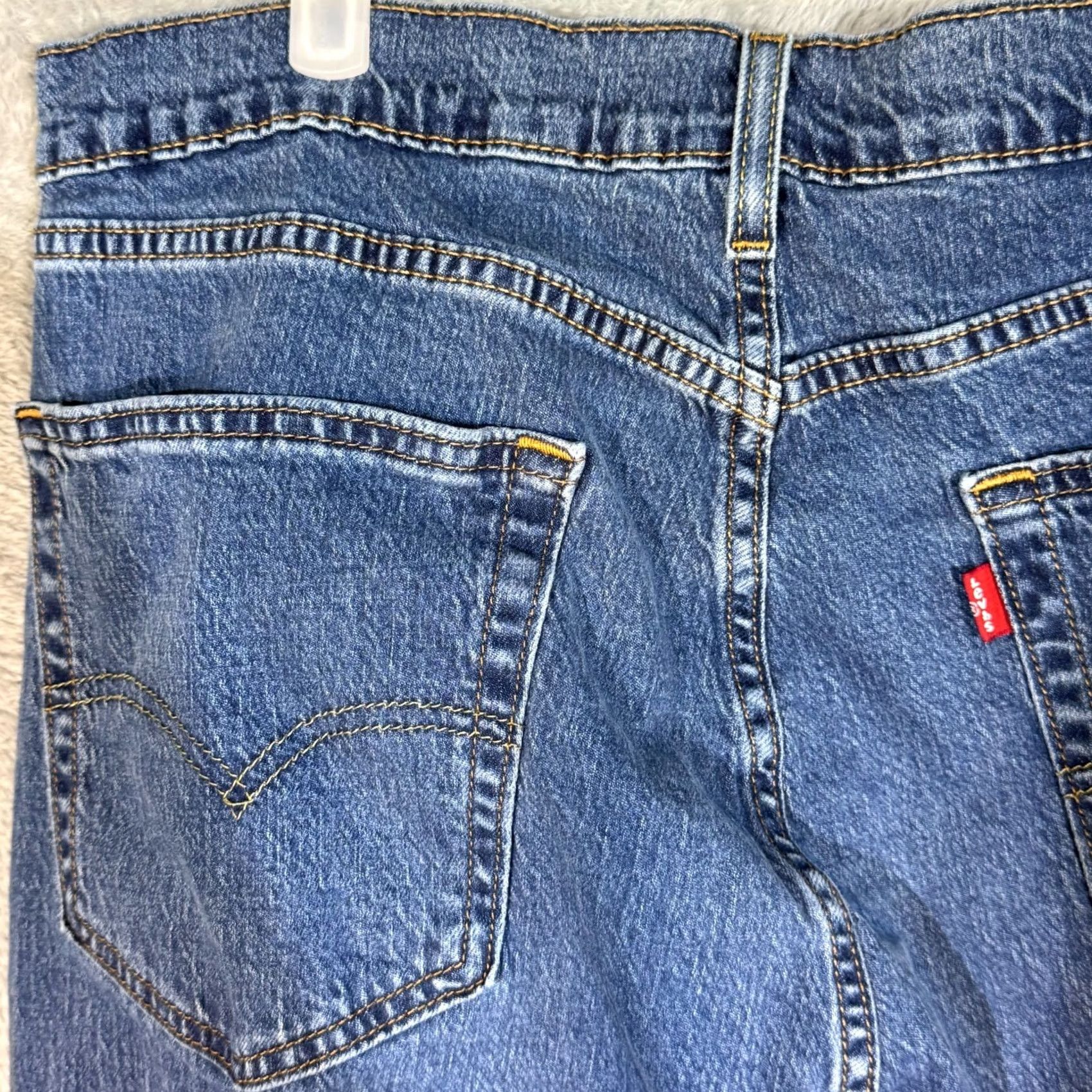 Levi's Levi’s 505 Jeans Men Straight Leg Blue Denim Mid-Rise 36 x 34 Regular Modern Classic Vintage No Size US 36 / EU 52 - 6 Thumbnail