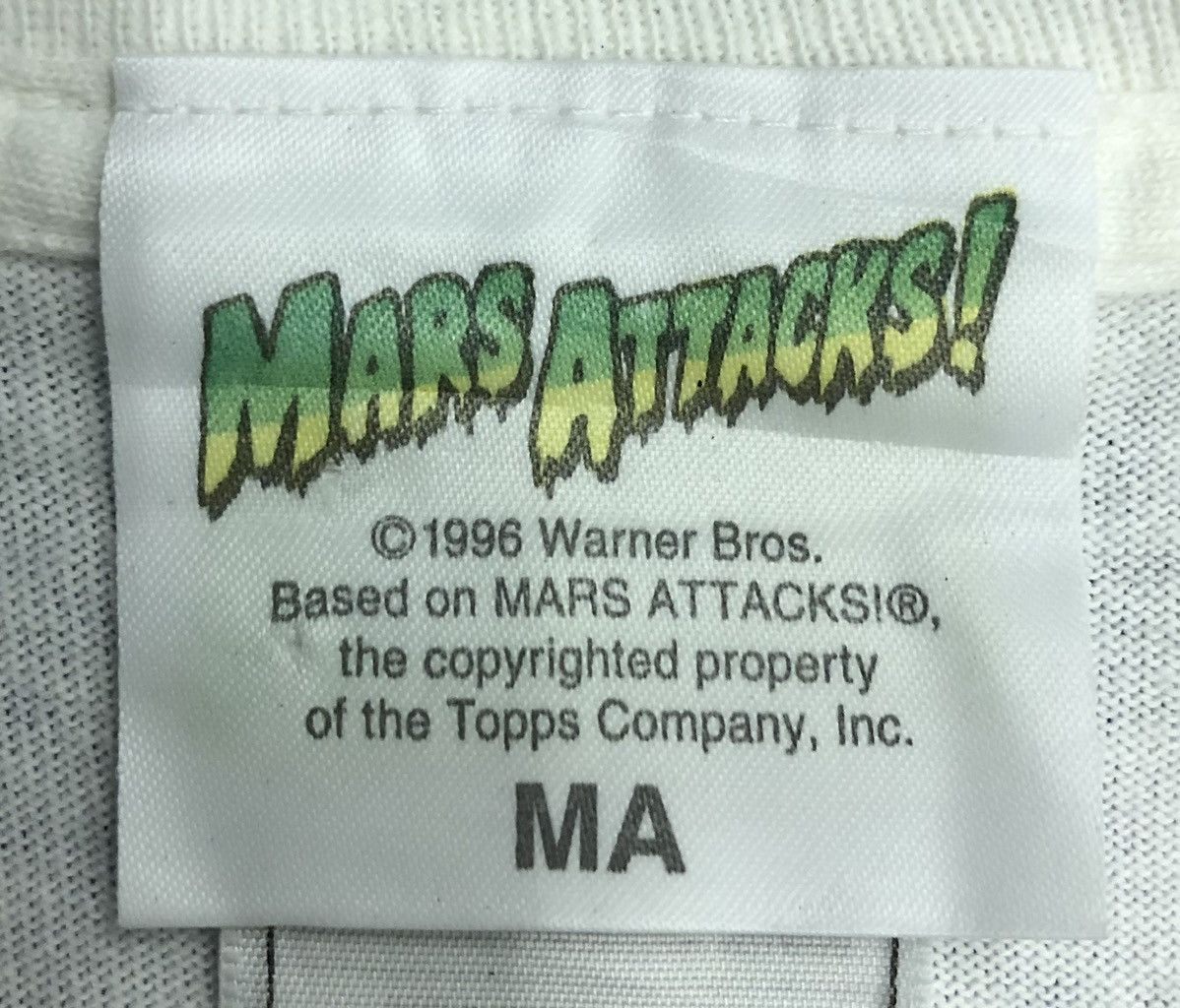 Warner Bros Vintage 1996 Warner Bros Mars Attacks The Movie T-Shirt Size US M / EU 48-50 / 2 - 8 Thumbnail