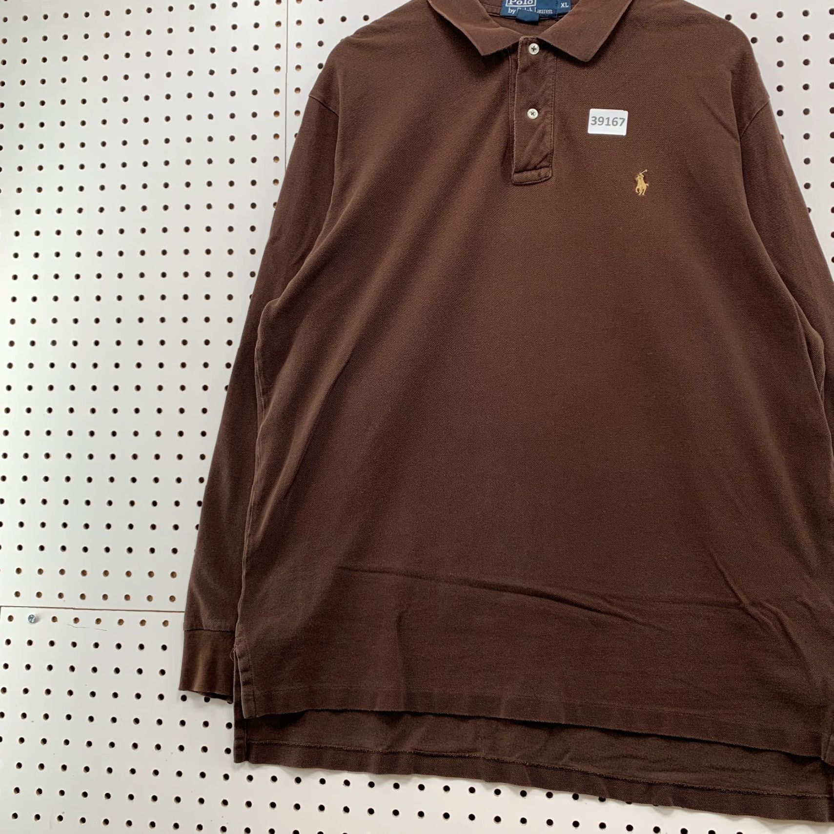 Polo Ralph Lauren VINTAGE Polo Ralph Lauren Collared Shirt Mens XL Brown Long Sleeve Preppy 24x30.5 Mens XL Brown Polo Shirt Mens XL Brown Preppy 90s Size US XL / EU 56 / 4 - 3 Thumbnail