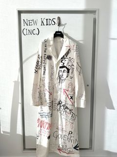 Raf simons sale graffiti lab coat