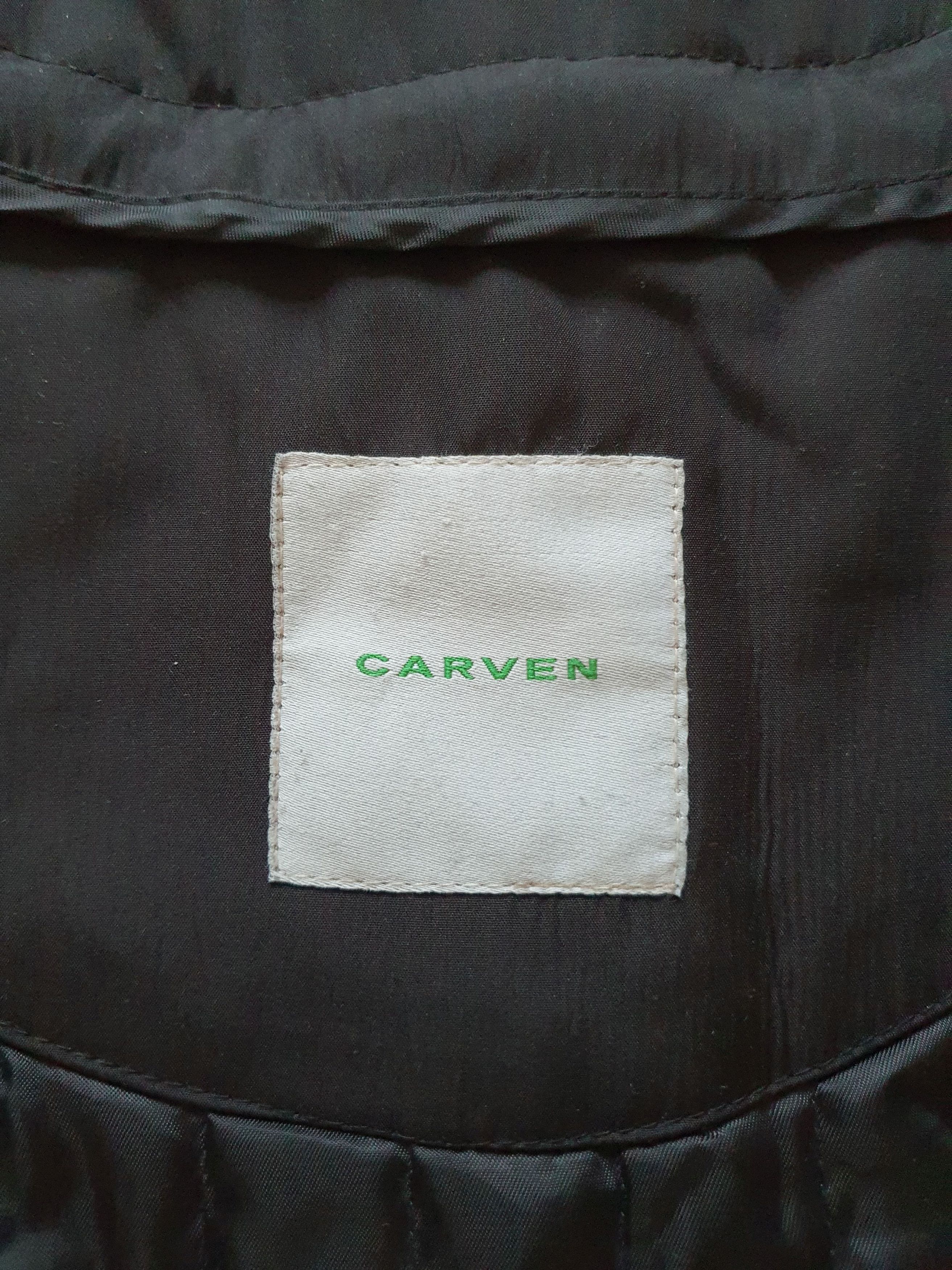 Carven × Designer × Vintage Single Breasted Padded Technical Raincoat Overcoat Size US XL / EU 56 / 4 - 4 Thumbnail