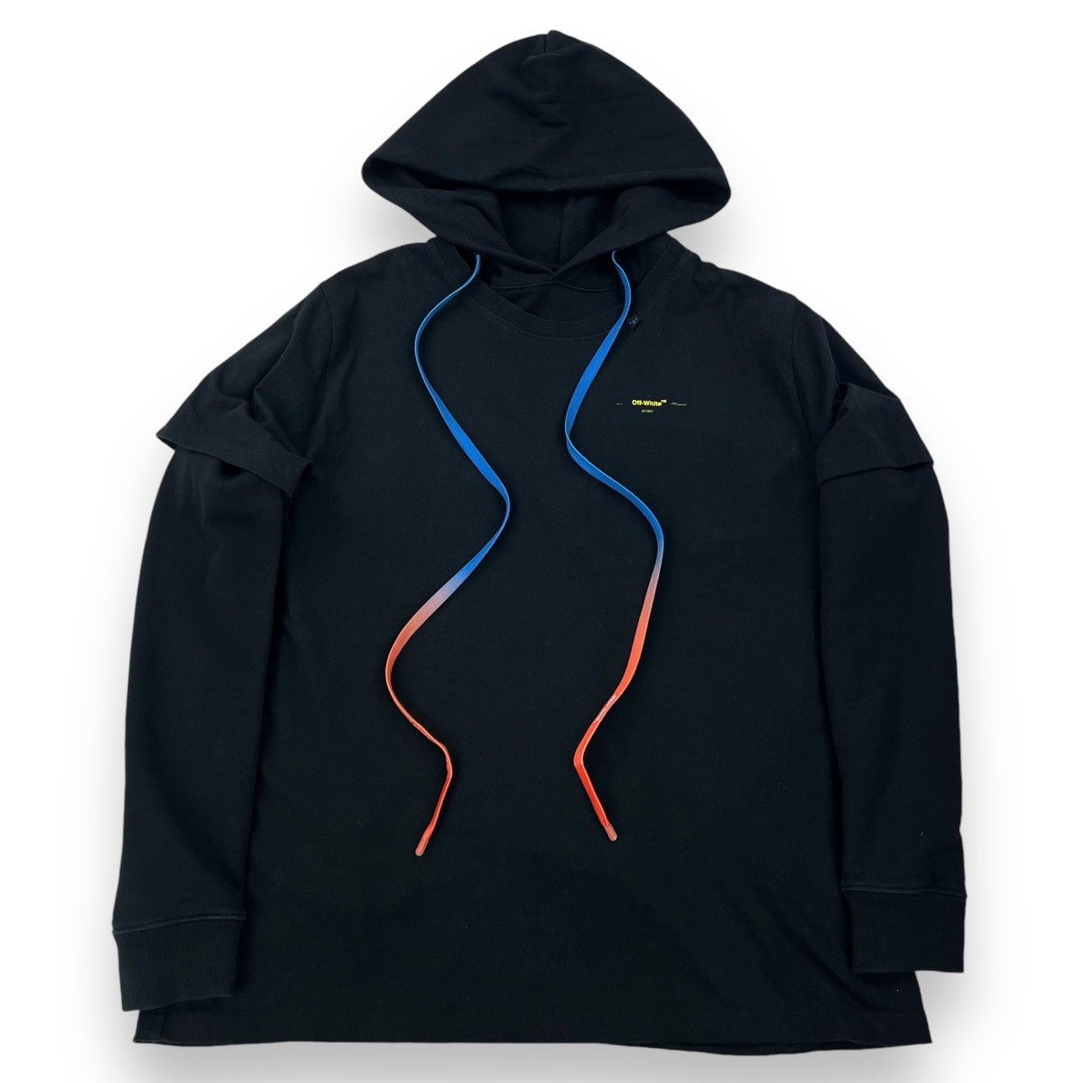 Off-White Off-White Acrylic Arrows Layered Hoodie Size US M / EU 48-50 / 2 - 2 Thumbnail
