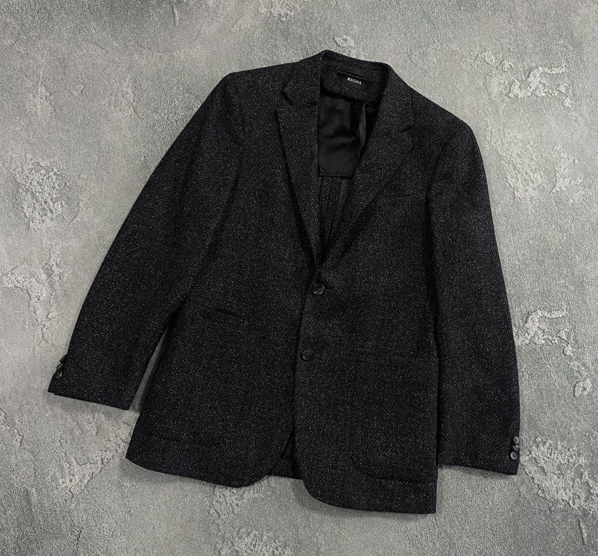 Ermenegildo Zegna Soft Drop 8 Textured Wool Blazer Jacket