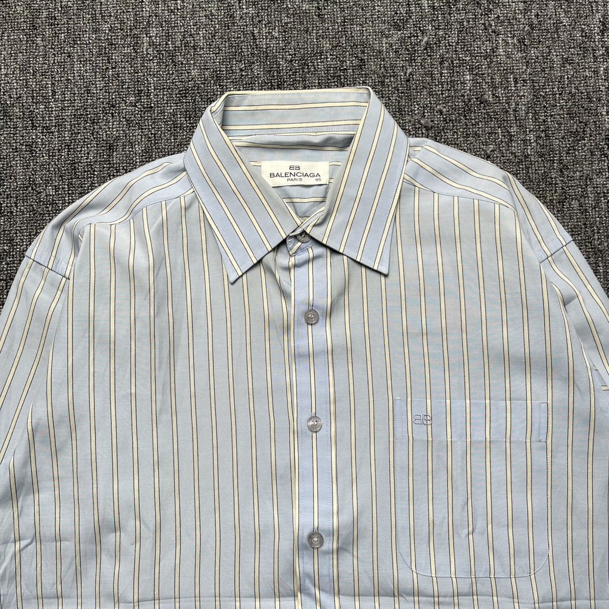 Balenciaga Vintage Balenciaga Shirt Size US M / EU 48-50 / 2 - 2 Thumbnail