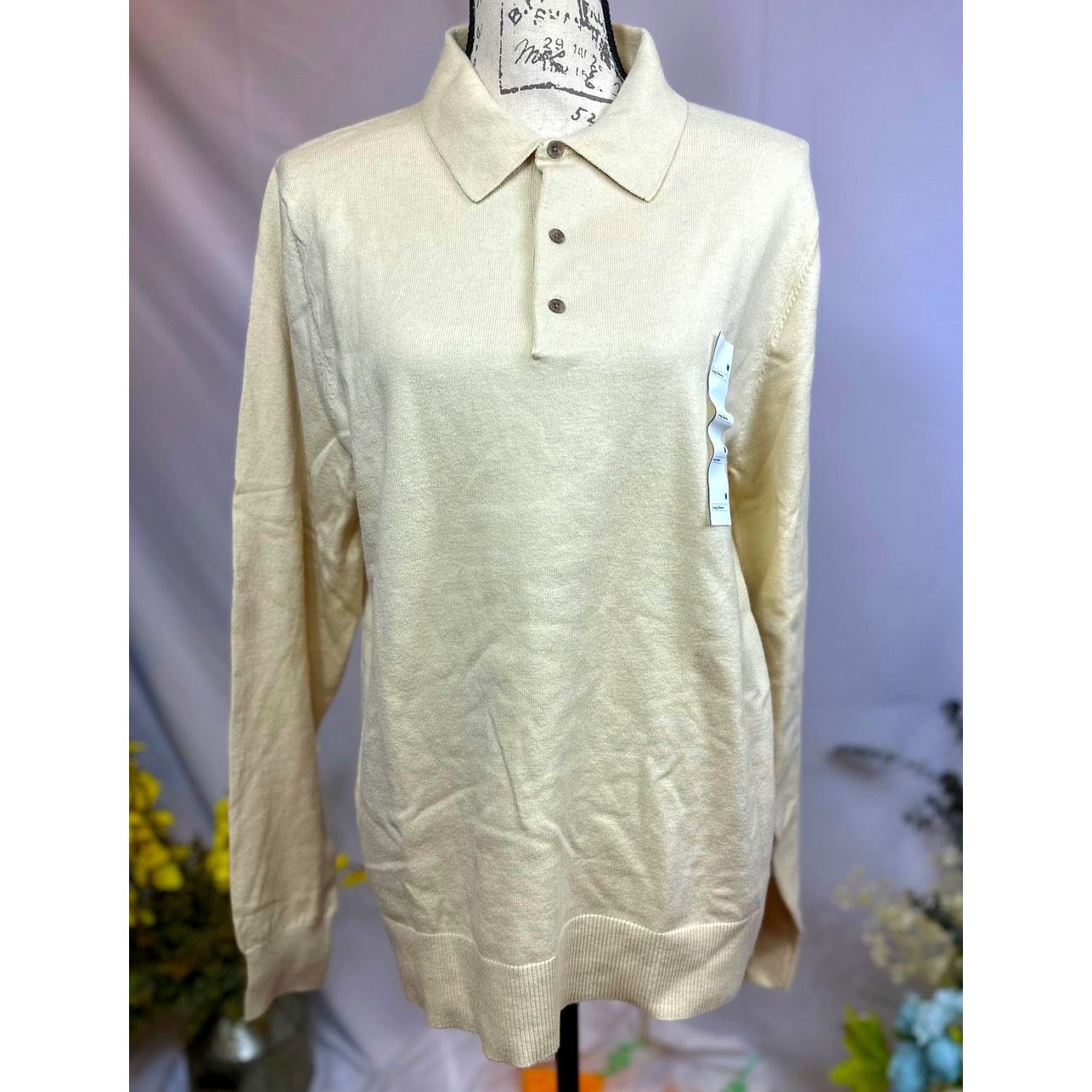 Other Men's Polo Collared Pullover Sweater Goodfellow & Co Cream M Size US M / EU 48-50 / 2 - 3 Thumbnail