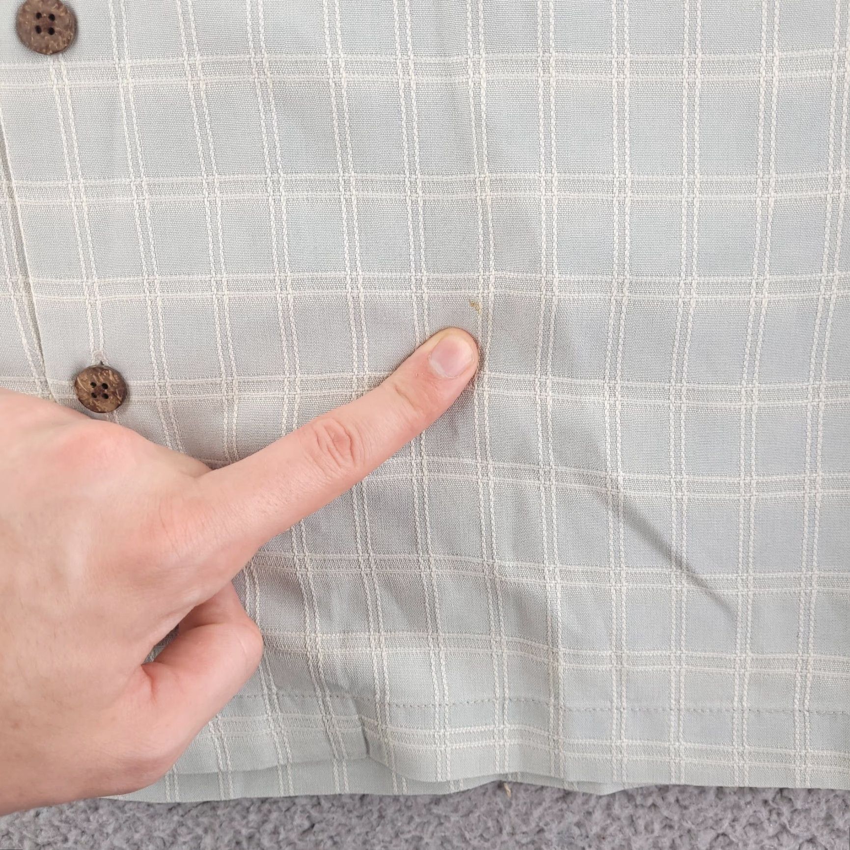 Tommy Bahama Tommy Bahama Shirt Mens Large Silk Green Short Sleeve Button-Up Textured Size US L / EU 52-54 / 3 - 5 Thumbnail