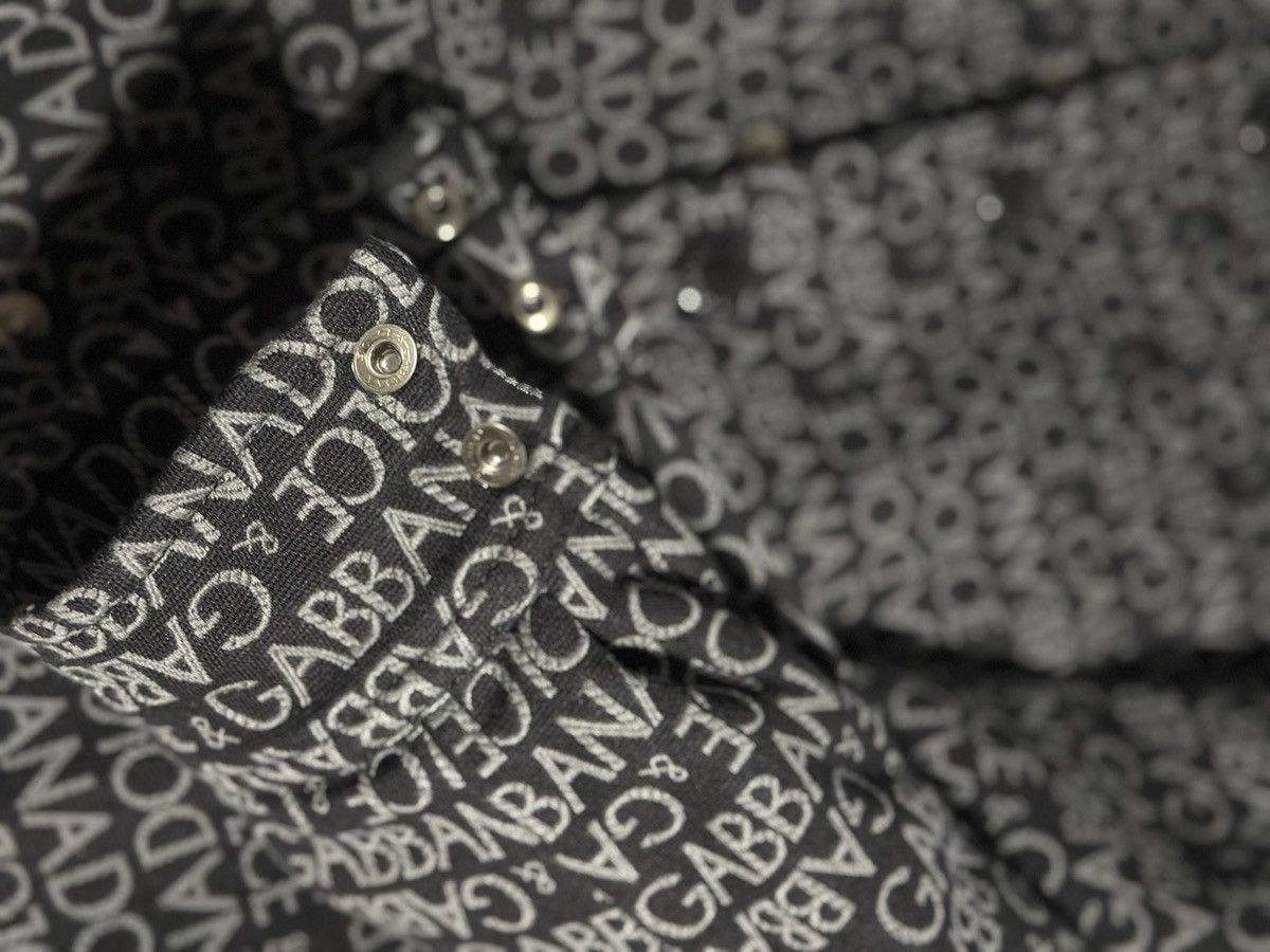 Dolce & Gabbana Dolce & Gabbana logo-printed shirt jacket Size US L / EU 52-54 / 3 - 8 Thumbnail