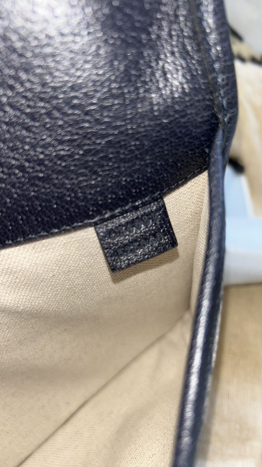 Gucci GUCCI GG Supreme Monogram Web Belt Bag 90 36 Beige Navy Size ONE SIZE - 5 Thumbnail