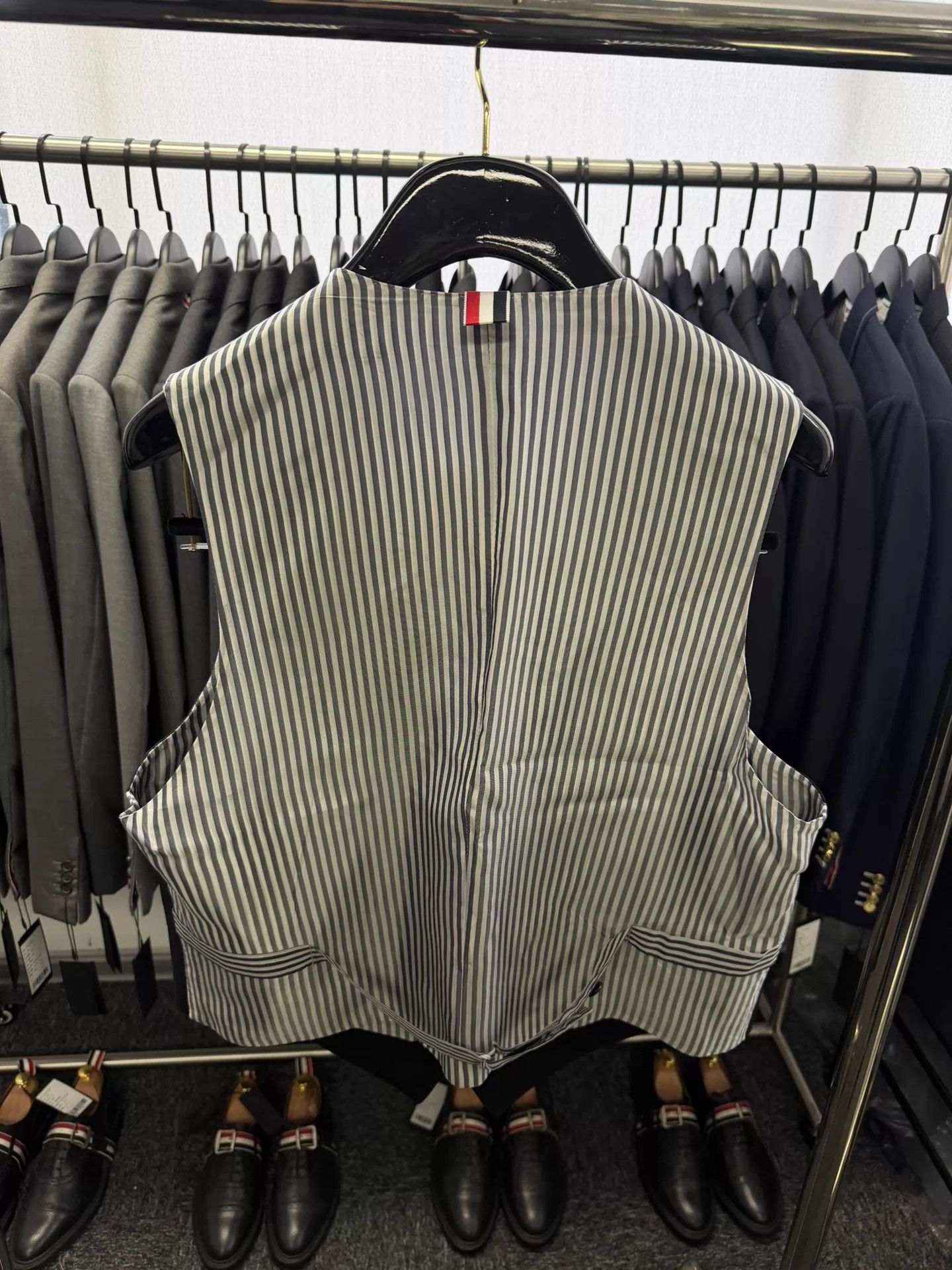 Thom Browne Thom Browne Rare Black Wool Waistcoat MTM Size4 Size US XL / EU 56 / 4 - 2 Thumbnail