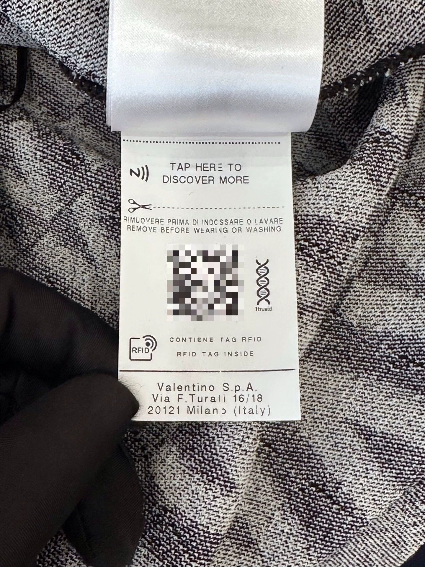 Valentino Valentino Women's B&W Colorblocked V-Logo Dress L Size L / US 10 / IT 46 - 8 Thumbnail