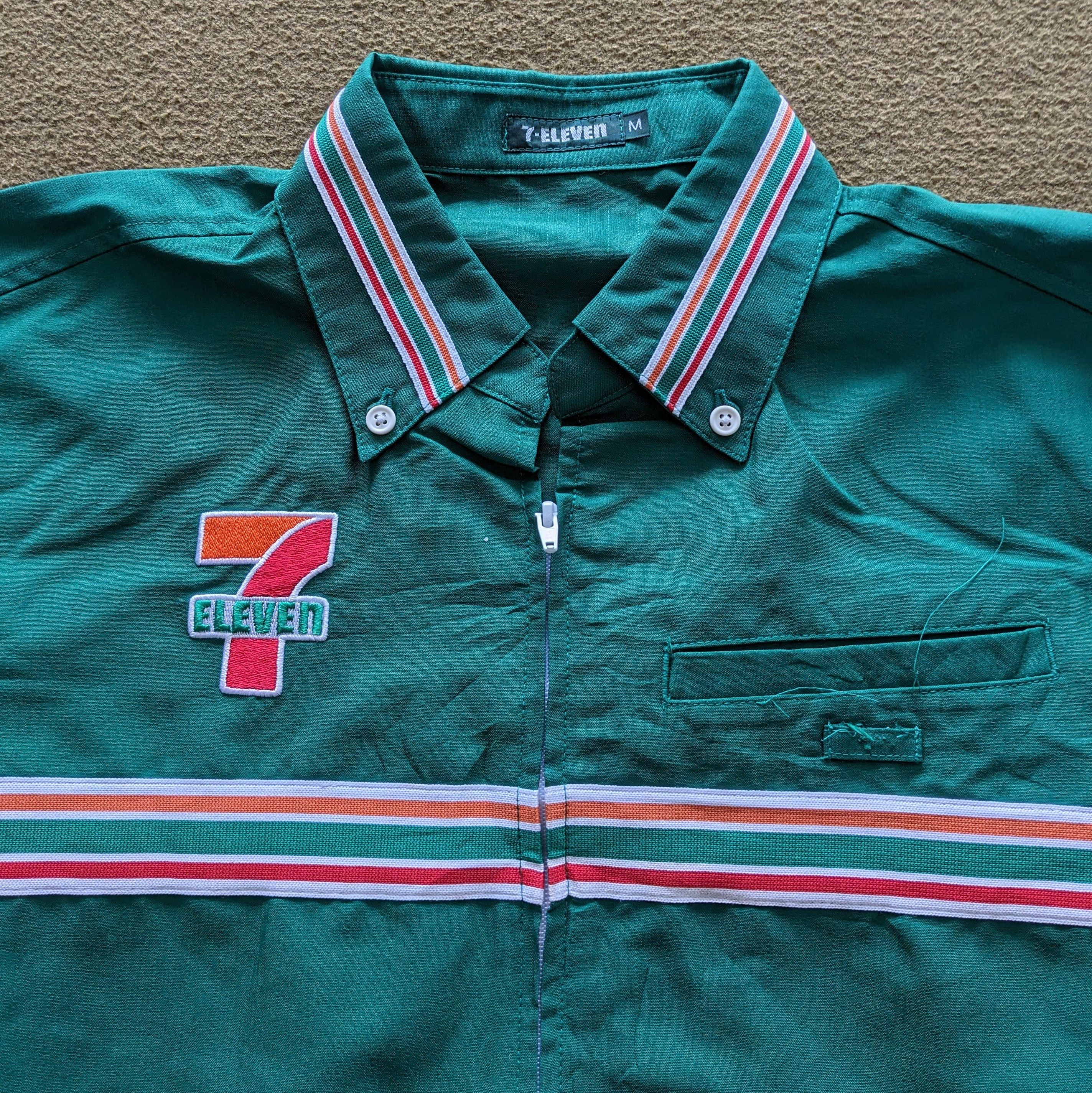 Vintage Vintage 7 ELEVEN Uniform Workers Jacket Size US M / EU 48-50 / 2 - 2 Thumbnail