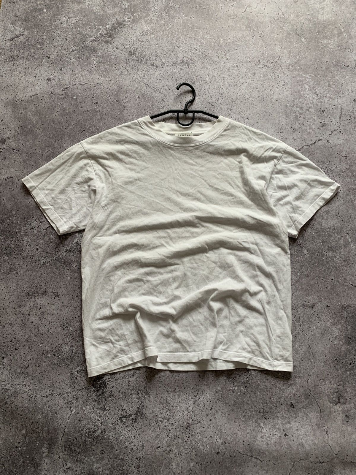 Sandro 🔥SANDRO PARIS CROPPED FIT T-SHIRT Size US M / EU 48-50 / 2 - 2 Thumbnail