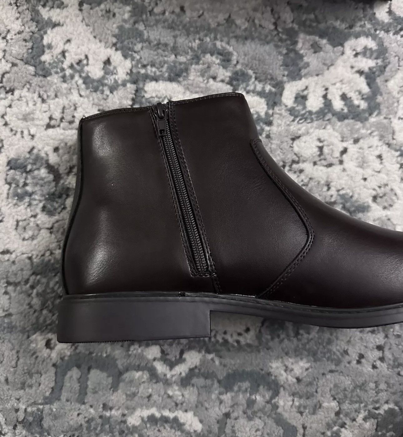 Alfani Alfani Liam Side Zip Chelsea Boots Men’s Size 12 Espresso Size US 12 / EU 45 - 6 Thumbnail
