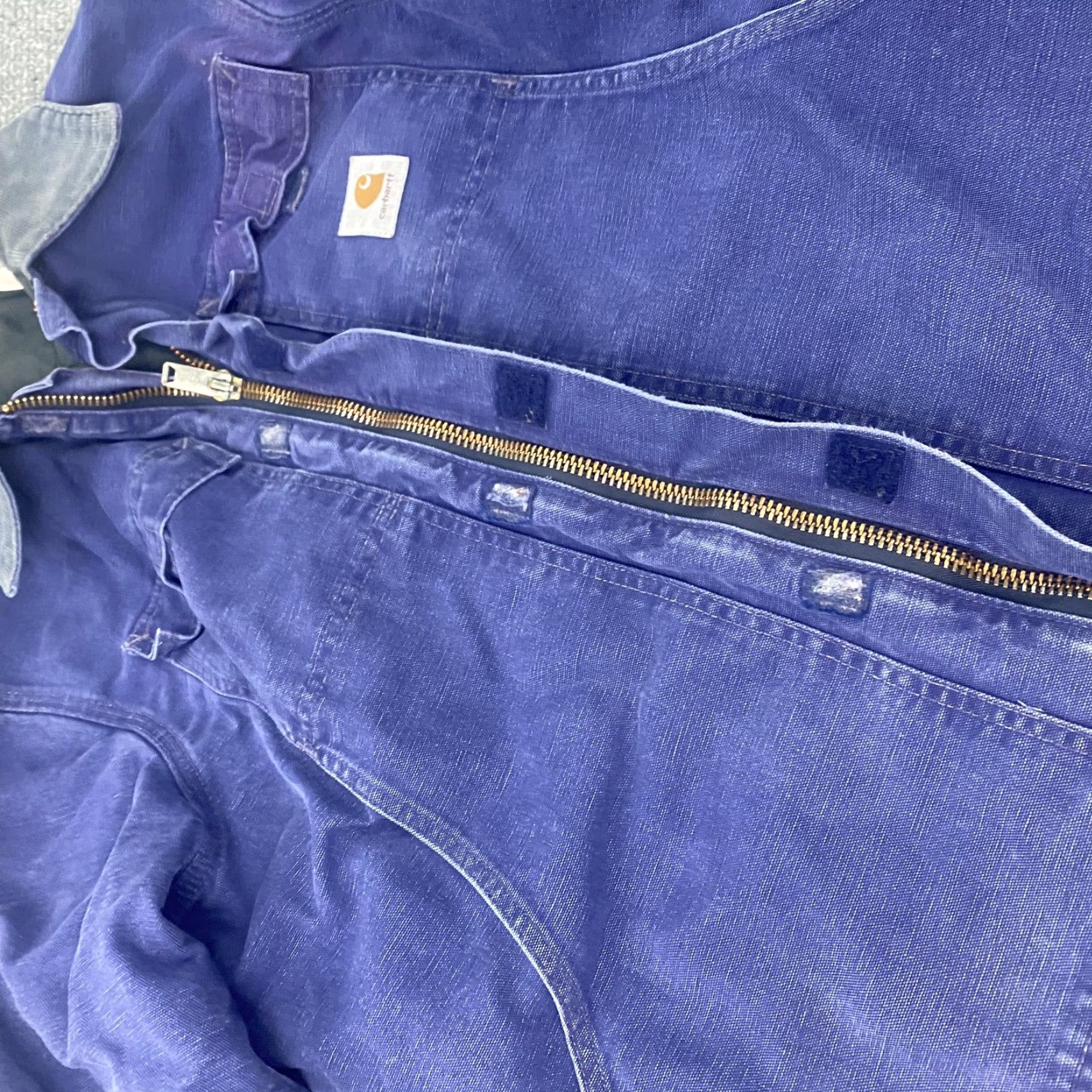 Carhartt VINTAGE Carhartt Jacket Mens Large 42 Indigo Canvas Quilted Workwear 90s Size US XS / EU 42 / 0 - 6 Thumbnail
