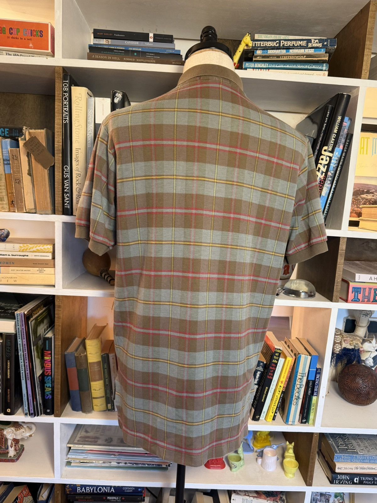 Polo Ralph Lauren Polo Ralph Lauren Brown Plaid Polo Vintage Size US M / EU 48-50 / 2 - 5 Thumbnail