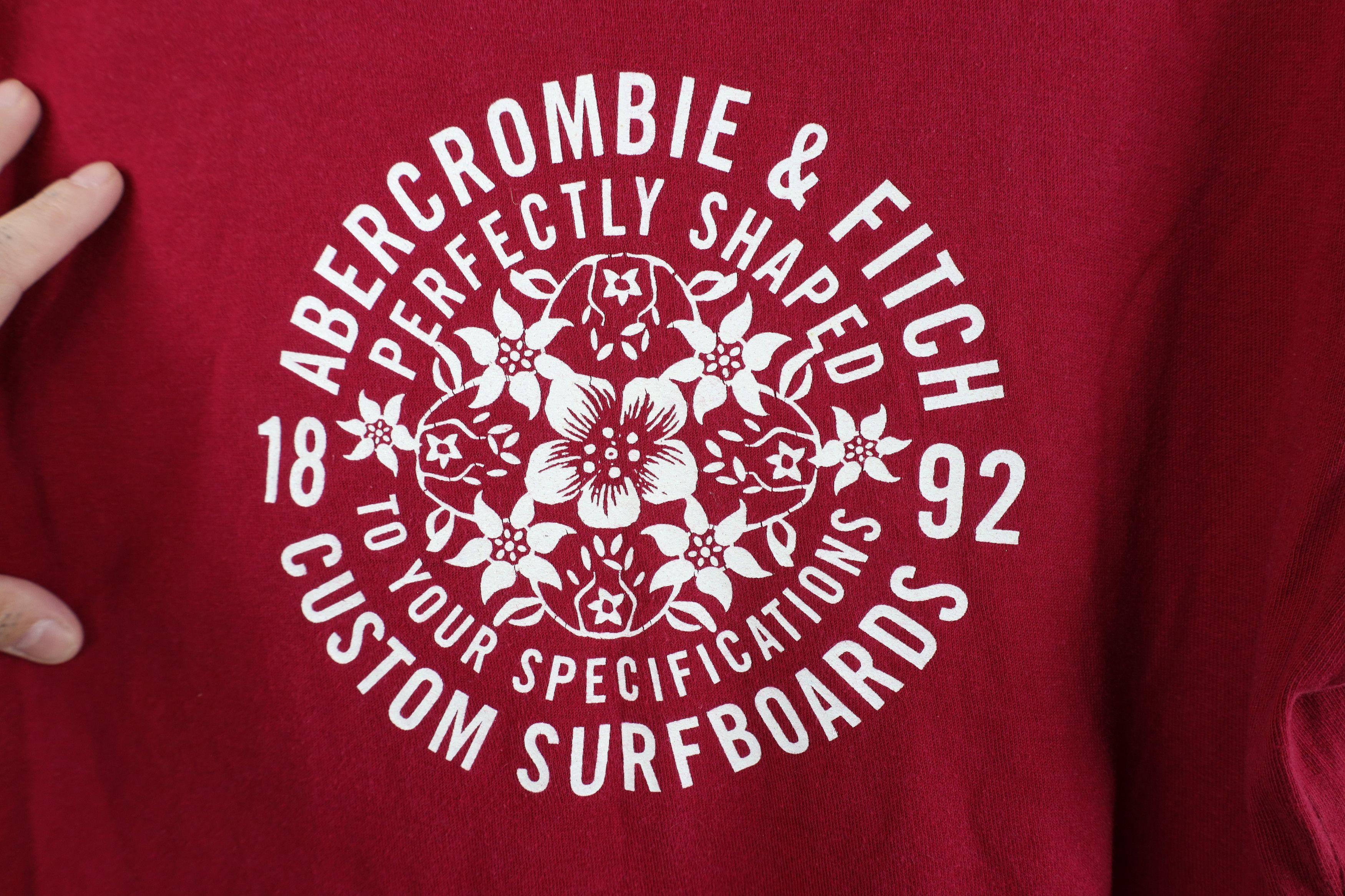 Abercrombie & Fitch Vintage 90s Y2K Abercrombie & Fitch Flower Surfing T-Shirt Size L / US 10 / IT 46 - 11 Thumbnail