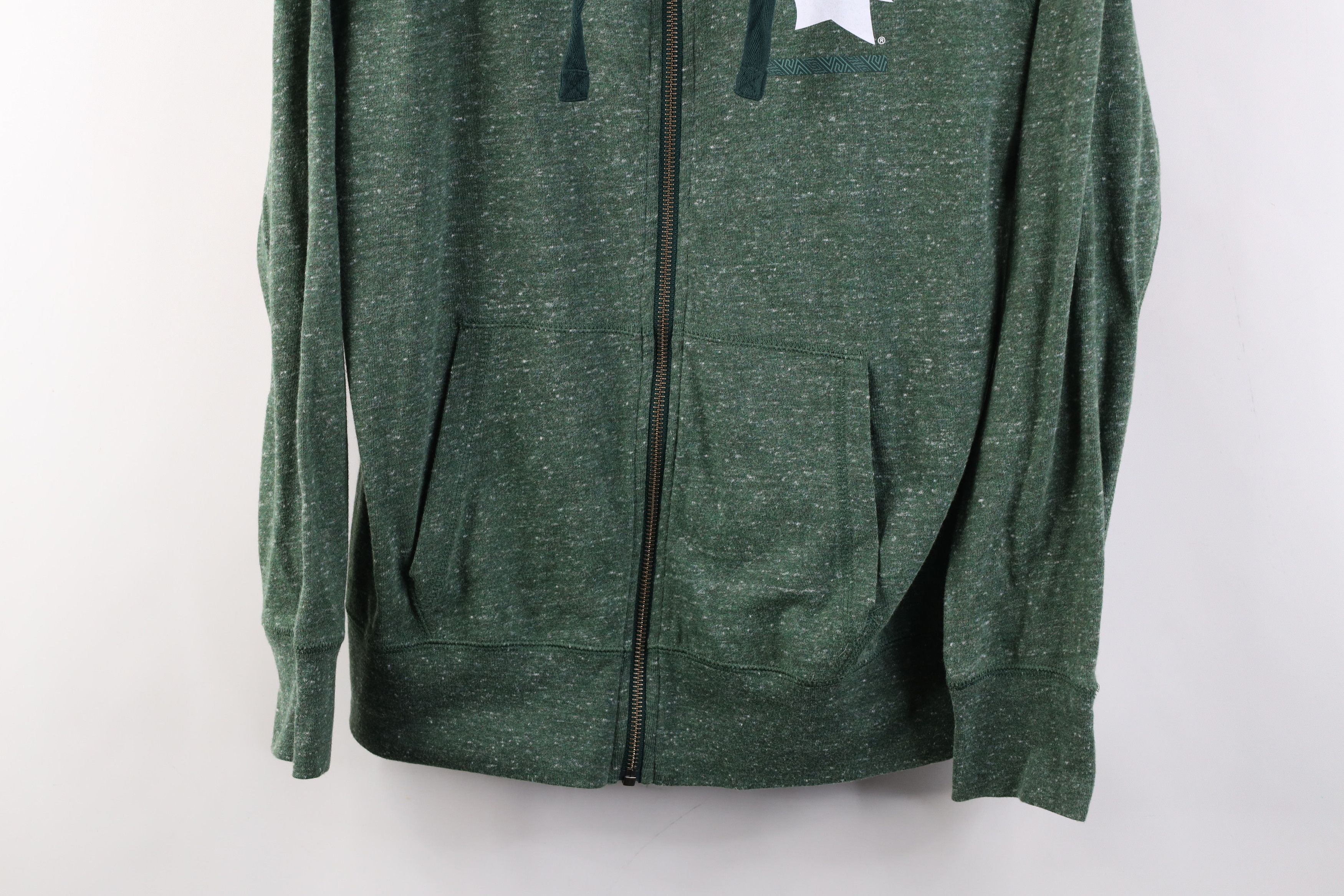 Nike Nike Michigan State University Jersey Knit Full Zip Hoodie Size US M / EU 48-50 / 2 - 3 Thumbnail