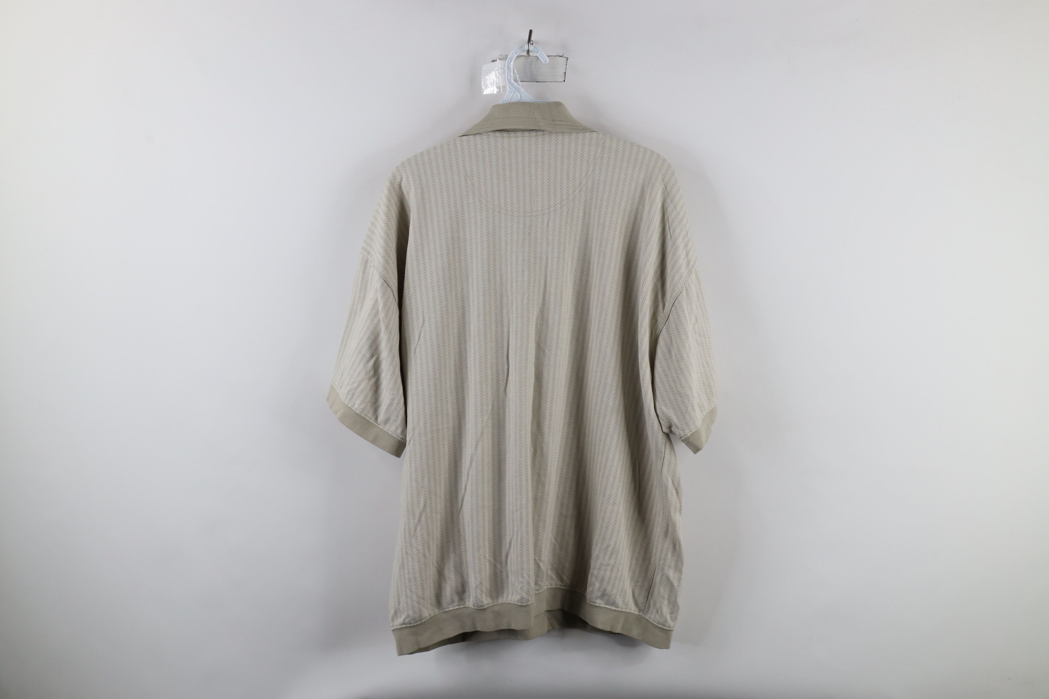 Vintage Vintage 90s Streetwear Herringbone Collared Pullover Polo Size US XL / EU 56 / 4 - 8 Thumbnail