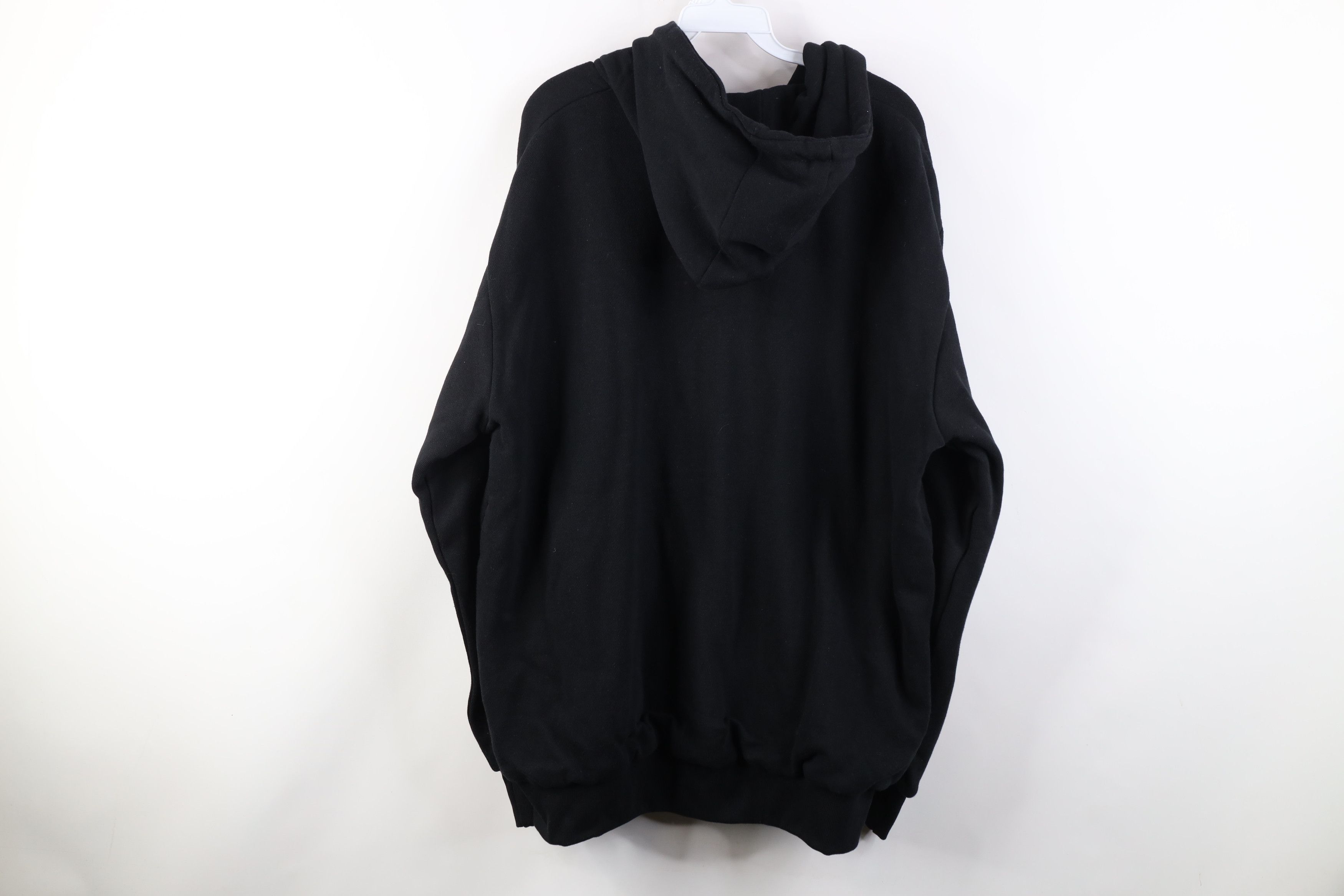 Vintage Vintage 90s Y2K Streetwear Thermal Lined Zip Hoodie Black Size US XL / EU 56 / 4 - 10 Thumbnail