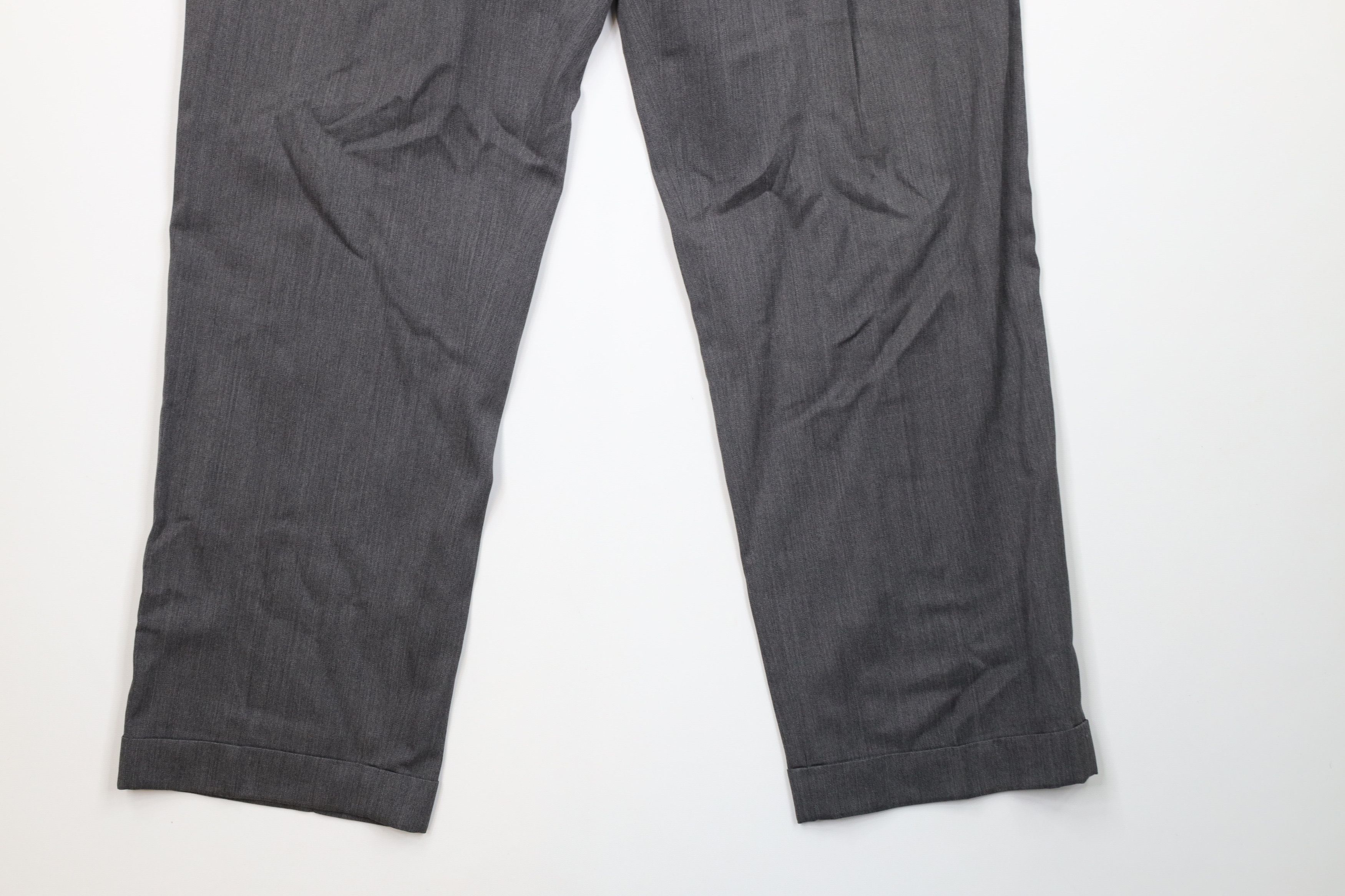 Brooks Brothers Vintage 90s Brooks Brothers Pleated Cuffed Chino Pants Size US 34 / EU 50 - 5 Thumbnail