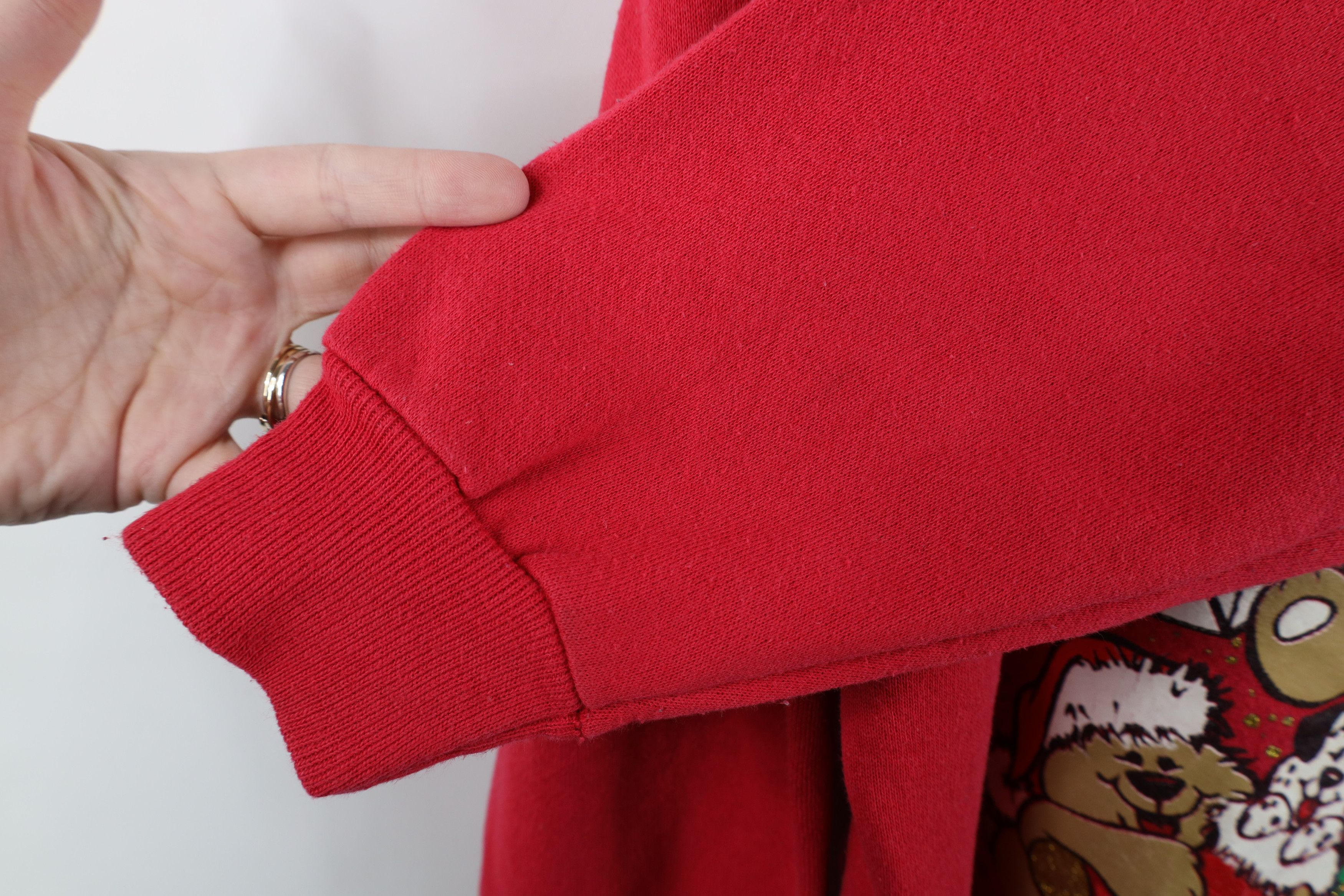 Vintage Vintage 90s Streetwear Bear Puppy Dog Crewneck Sweatshirt Size L / US 10 / IT 46 - 10 Thumbnail