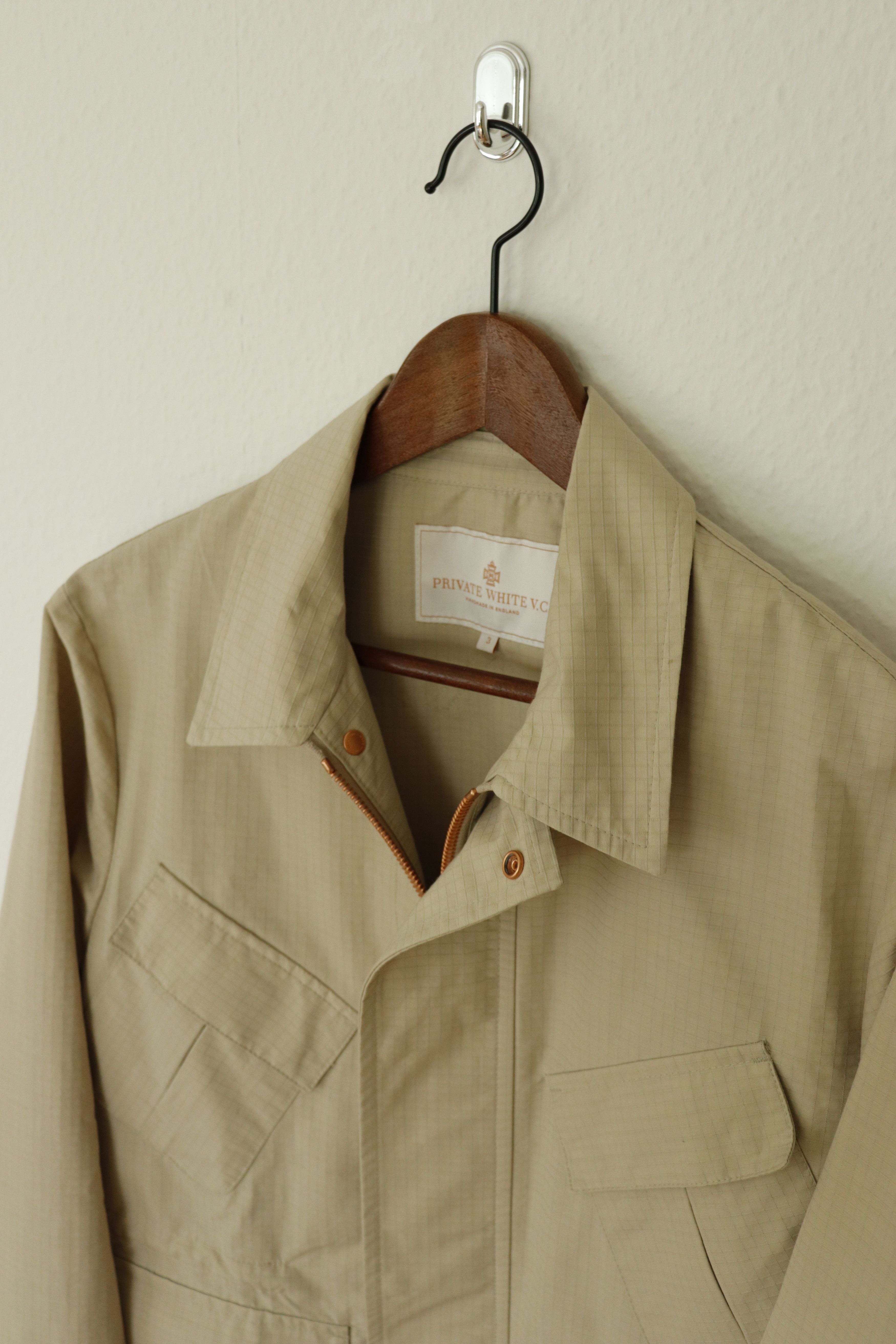 Private White V.C. Fitzrovia Ripstop Field Jacket Size US S / EU 44-46 / 1 - 3 Thumbnail