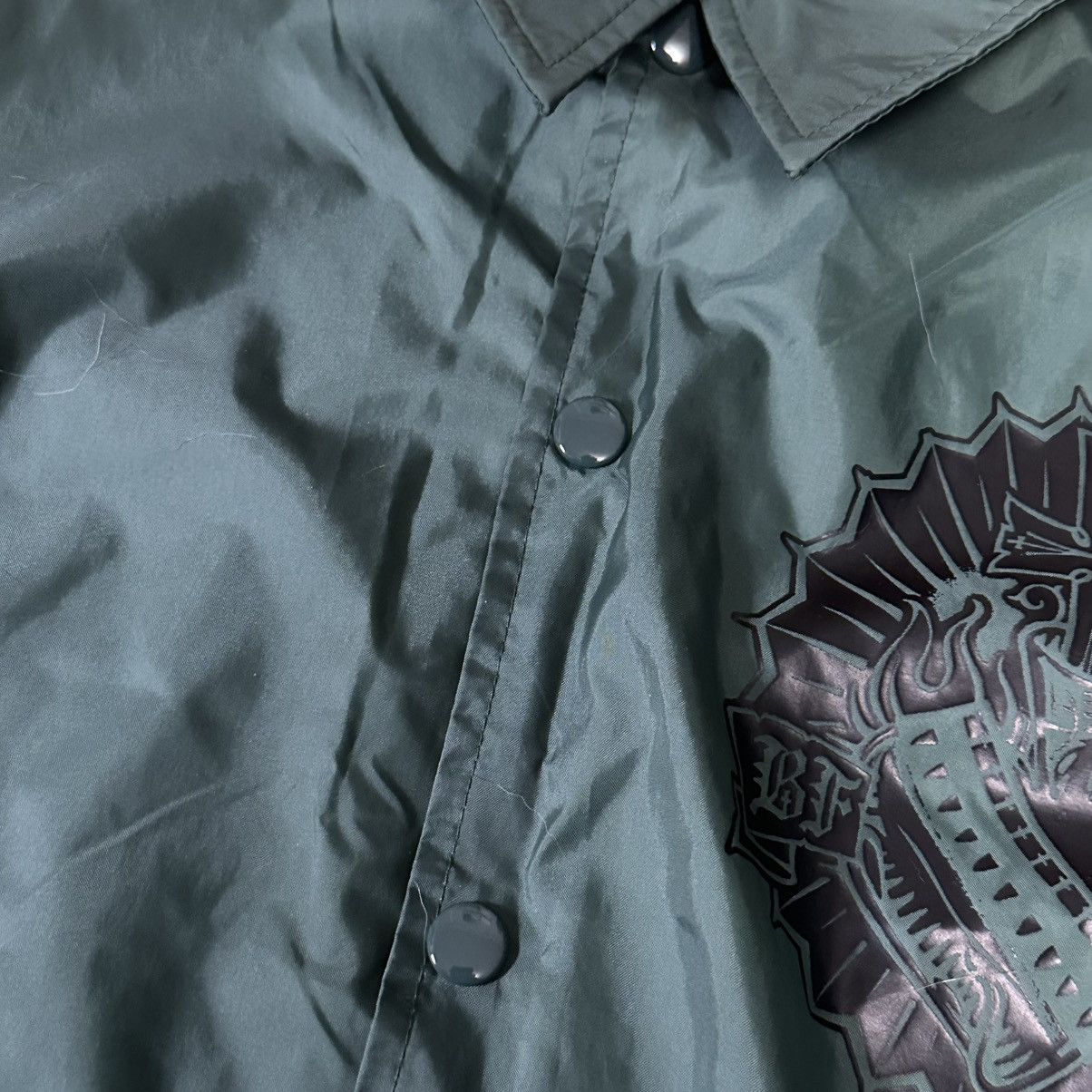 Vintage Rare Black Flys Vintage 90s Windbreaker Dark Green Jacket L Size US L / EU 52-54 / 3 - 4 Thumbnail