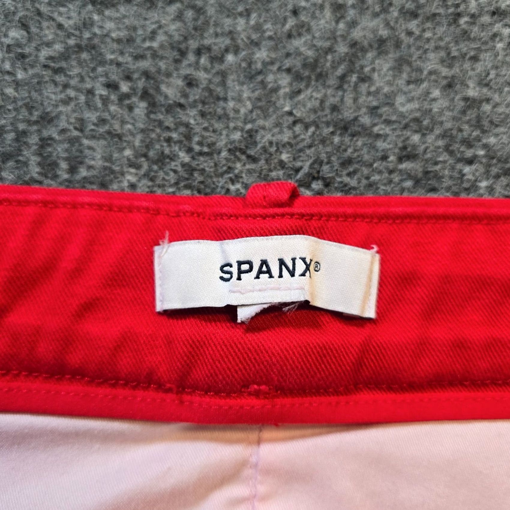 Spanx Spanx Pants Womens 3X Red Ponte Cropped Wide-Leg Pull On Capsule Minimal Pants Mens? Size 40" / US 18 - 4 Thumbnail