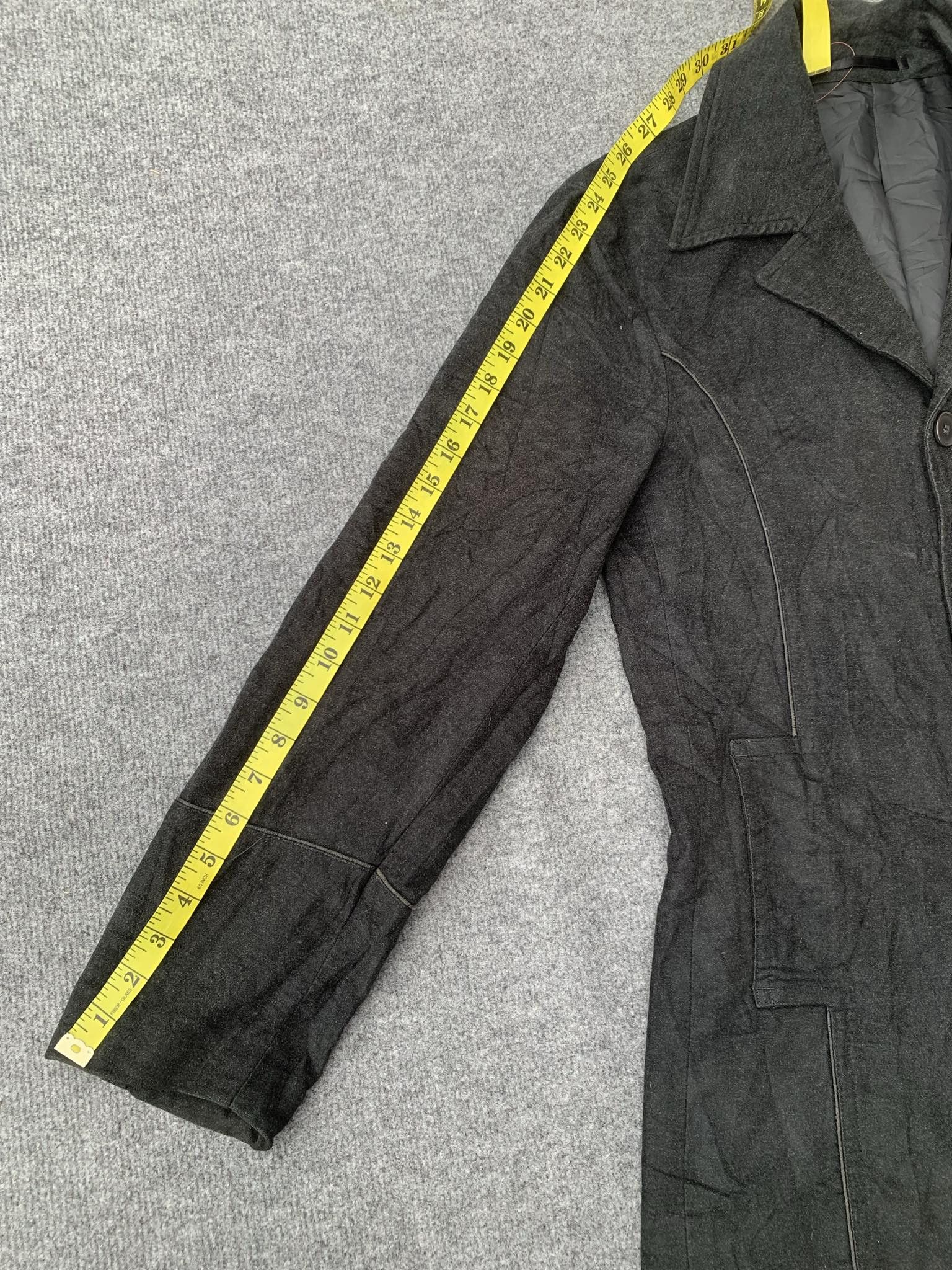 ABAHOUSE Abahouse Japan textured crickle fabric blazer jacket black. Size US M / EU 48-50 / 2 - 4 Thumbnail
