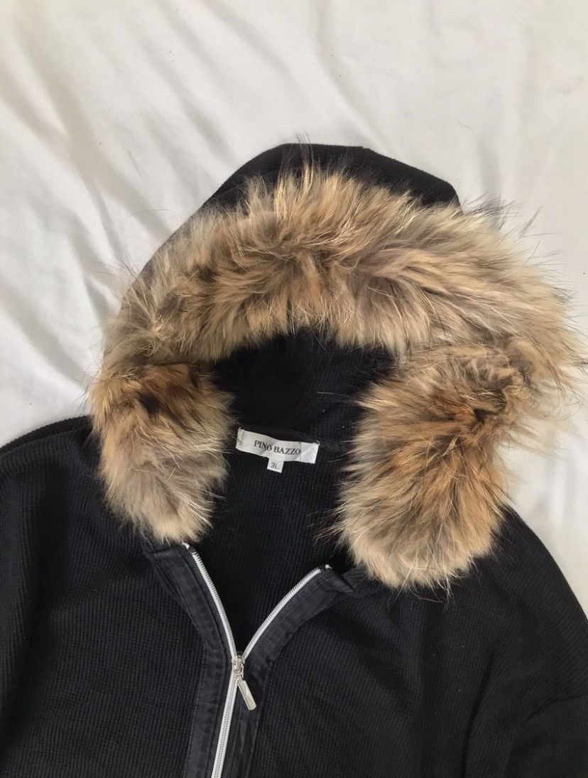 Japanese Brand LGB If Six Was Nine Style Faux Fur Zip Hoodie Jacket Size US XL / EU 56 / 4 - 4 Thumbnail