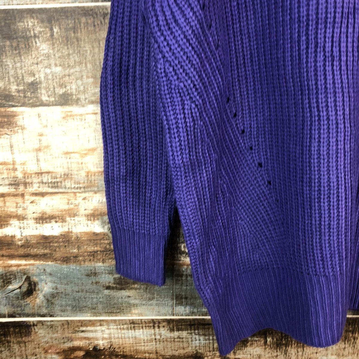 Homespun Knitwear × LOWRYS FARM Lowyrs Farm Purple Knitwear #A2349 Size XL / US 12-14 / IT 48-50 - 7 Thumbnail