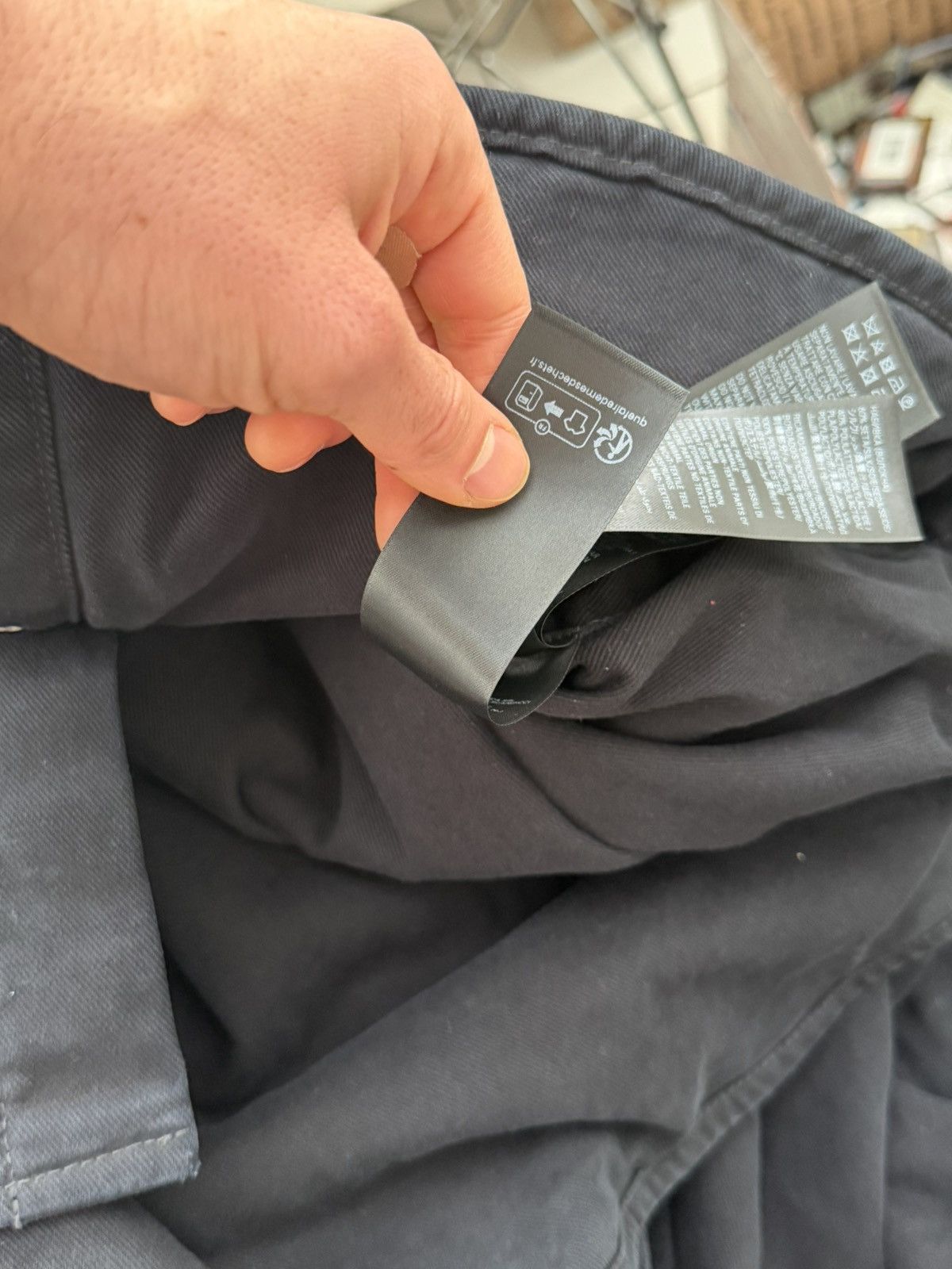 Balenciaga “Mud Show” Silk Padded Double Layer Heavy Denim Work Shirt Size US M / EU 48-50 / 2 - 17 Thumbnail