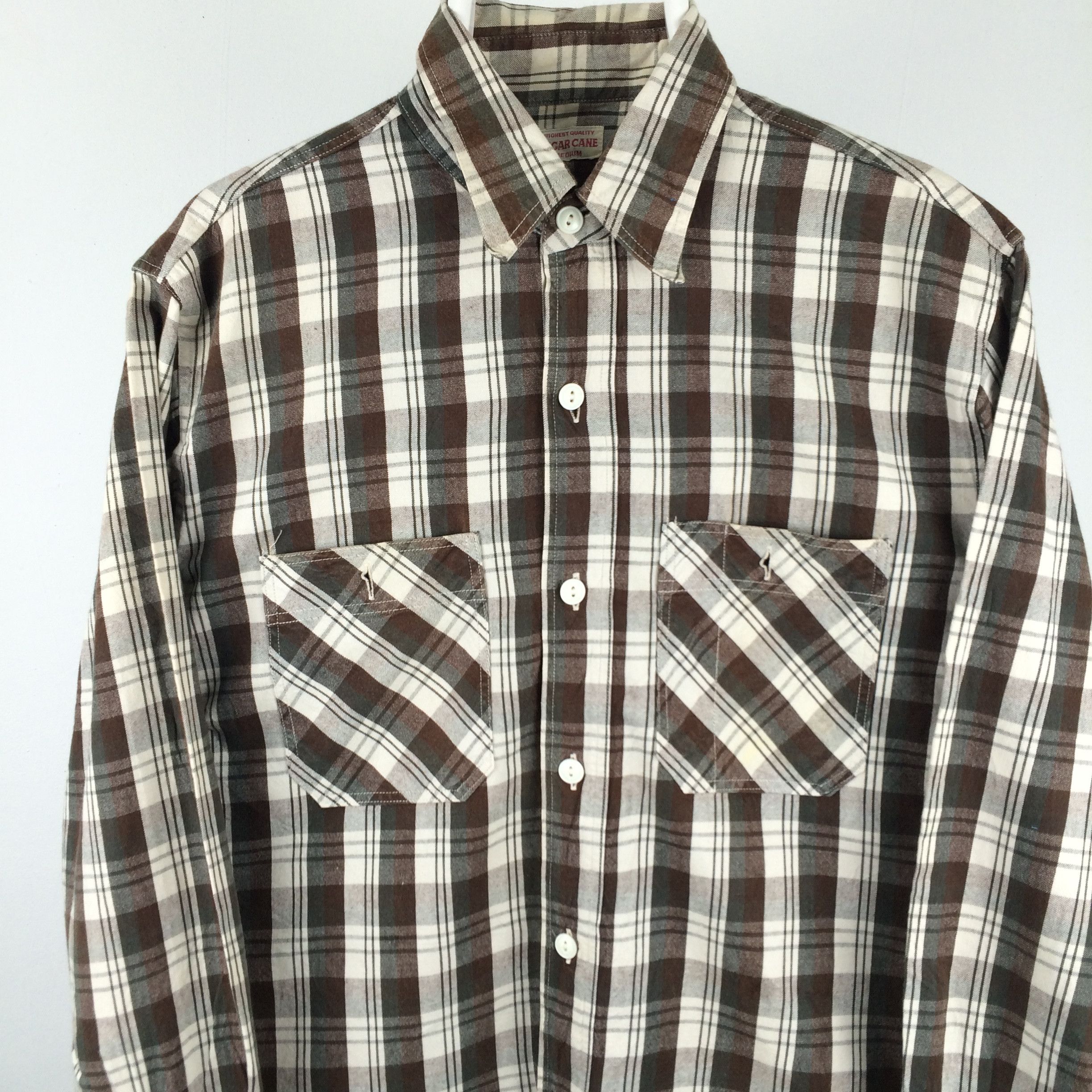 Sugar Cane × Toyo Enterprises × Vintage C2 SUGARCANE X TOYO ENTERPRISE FLANNEL PLAID SHIRT Size US M / EU 48-50 / 2 - 4 Thumbnail