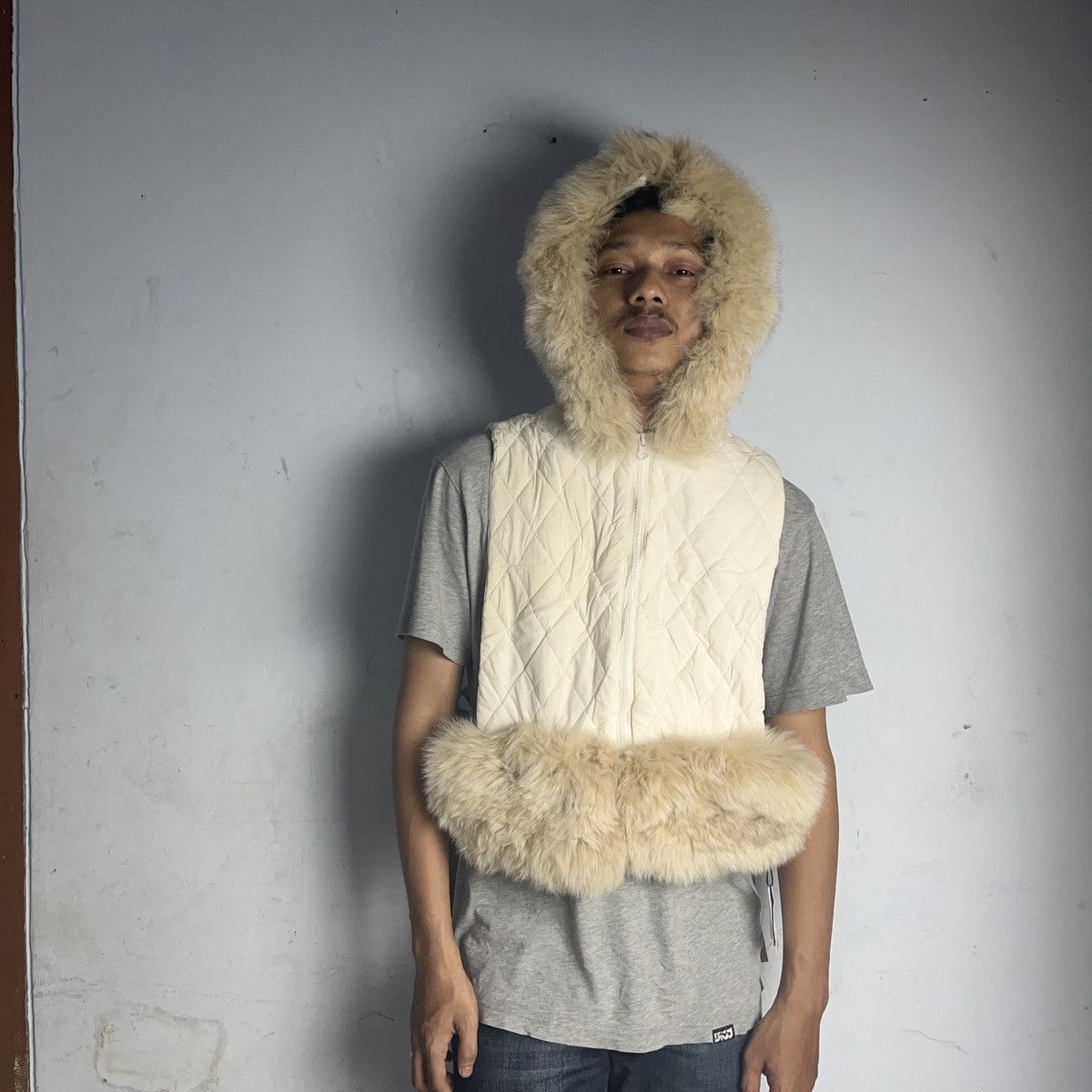 Japanese Brand Undici.nove fur vest Size S / US 4 / IT 40 - 14 Thumbnail
