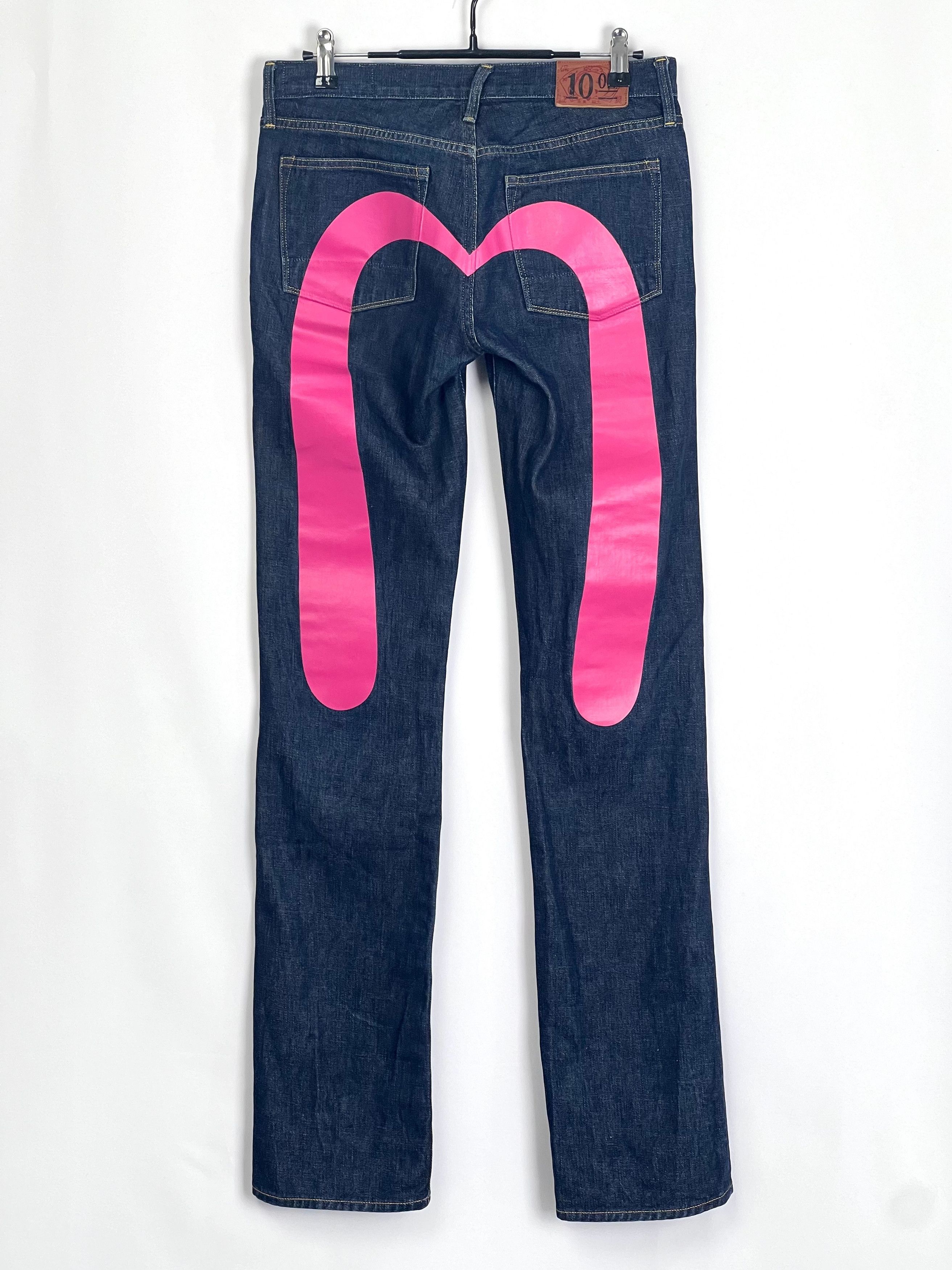 Evisu Evisu Daicock Print Light Wash Jeans Size 27" / US 4 / IT 40 - 1 Thumbnail