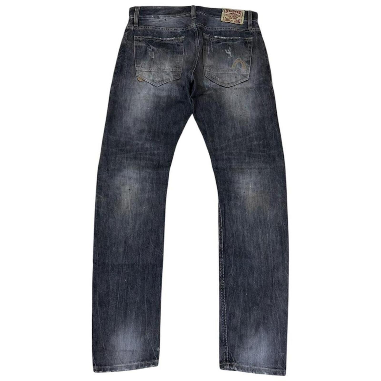 True Religion Buckaroo ripped look dirty shade denim jeans Size US 32 / EU 48 - 2 Thumbnail