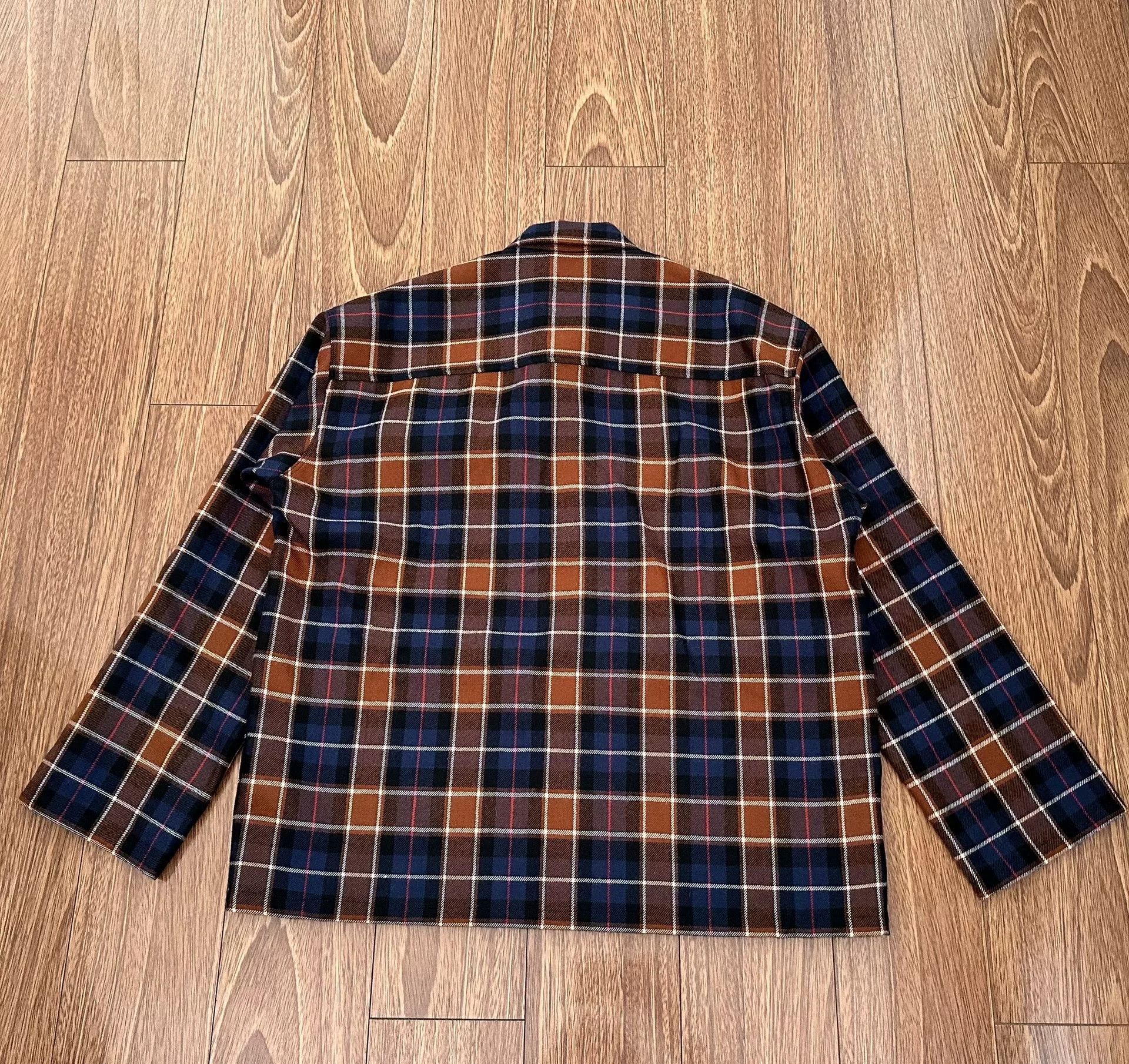 Graphpaper Graphpaper Check Oversized Wool Shirt Size US S / EU 44-46 / 1 - 2 Thumbnail