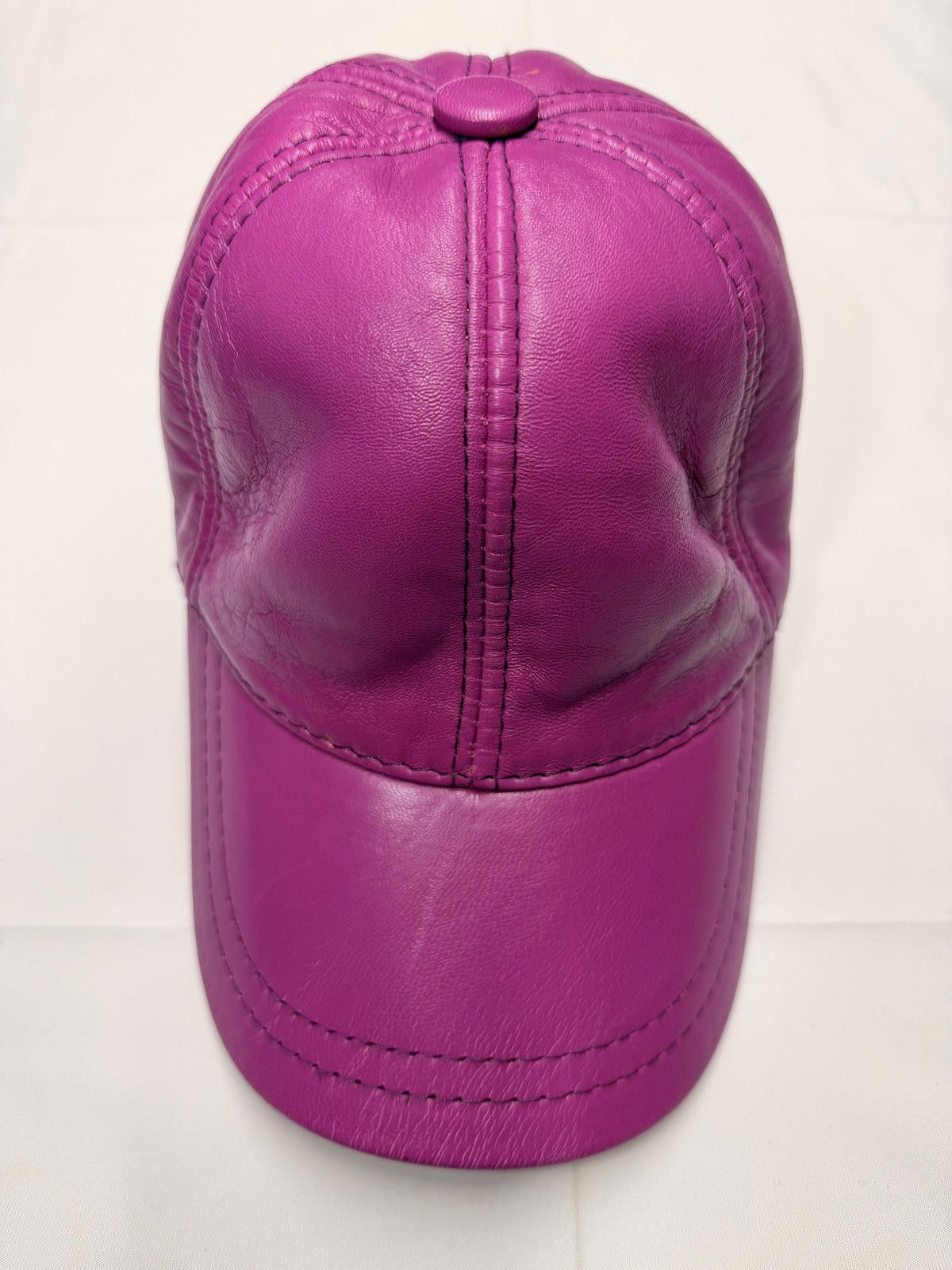 Other NEW Pink Leather Baseball Cap - Premium Hat #009 Size ONE SIZE - 1 Thumbnail