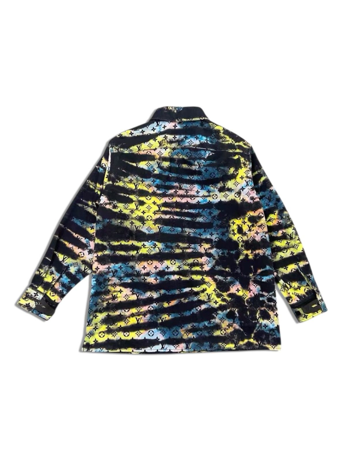 Louis Vuitton Louis Vuitton S Printed Monogram long sleeves Denim Shirt Size US S / EU 44-46 / 1 - 2 Thumbnail