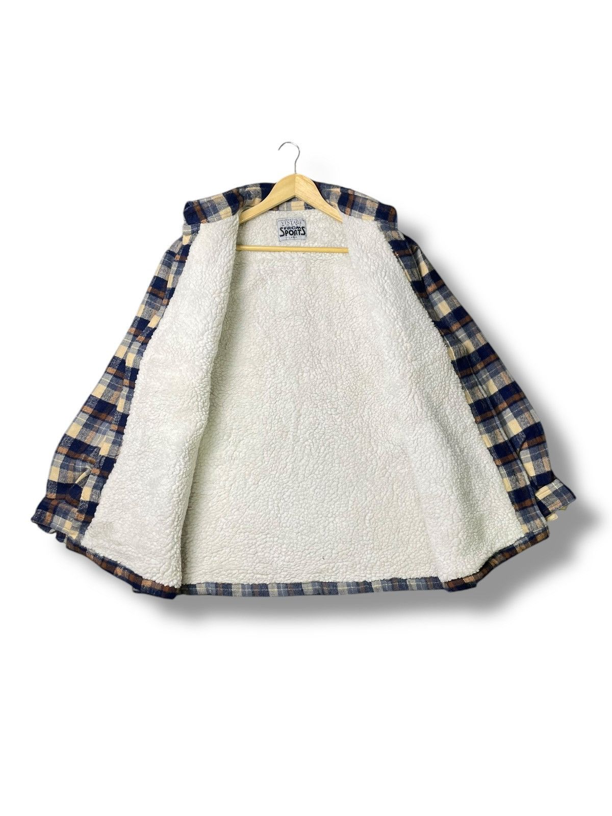 Japanese Brand × Vintage Vintage Model Wool Flannel Button Up (50) Size US L / EU 52-54 / 3 - 2 Thumbnail