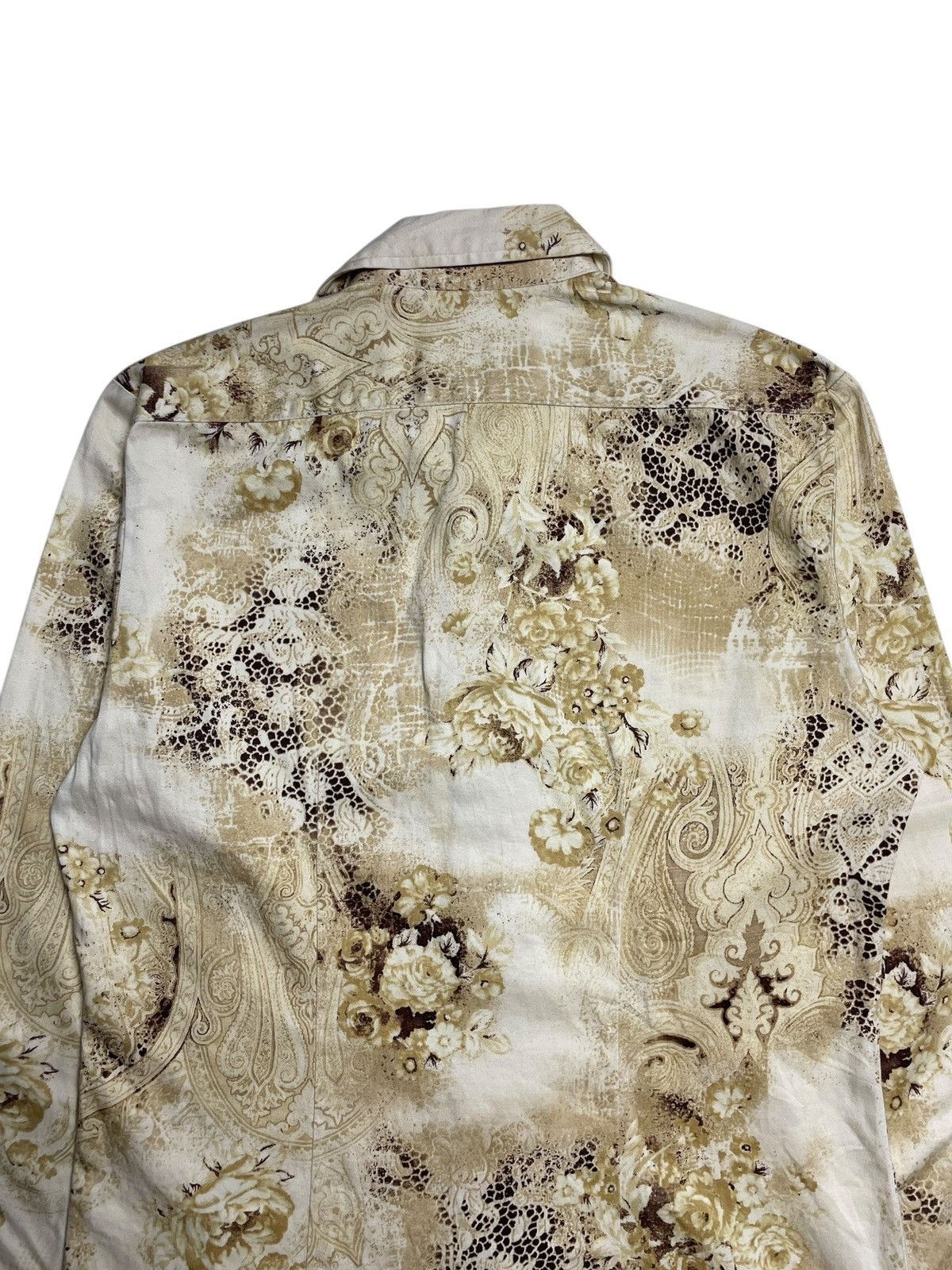 Tornado Mart 2000’s Tornado Mart - Golden Floral Pattern Longshirt Size US M / EU 48-50 / 2 - 10 Thumbnail