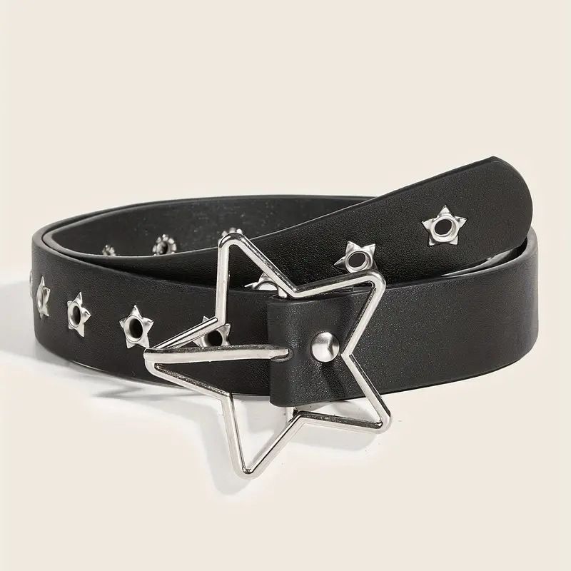 Designer Star Trend Vintage Belt Riveted Belts Menswear Accessories Size ONE SIZE - 1 Thumbnail