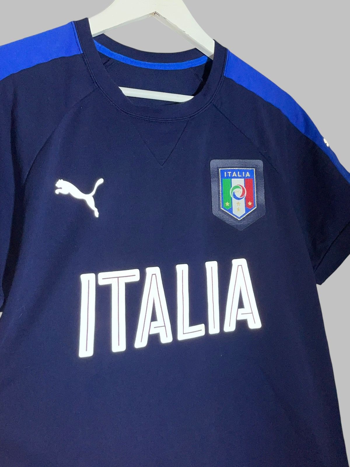 Puma National Team Italy Training Reflective Logo Puma Vintage Size US L / EU 52-54 / 3 - 4 Thumbnail
