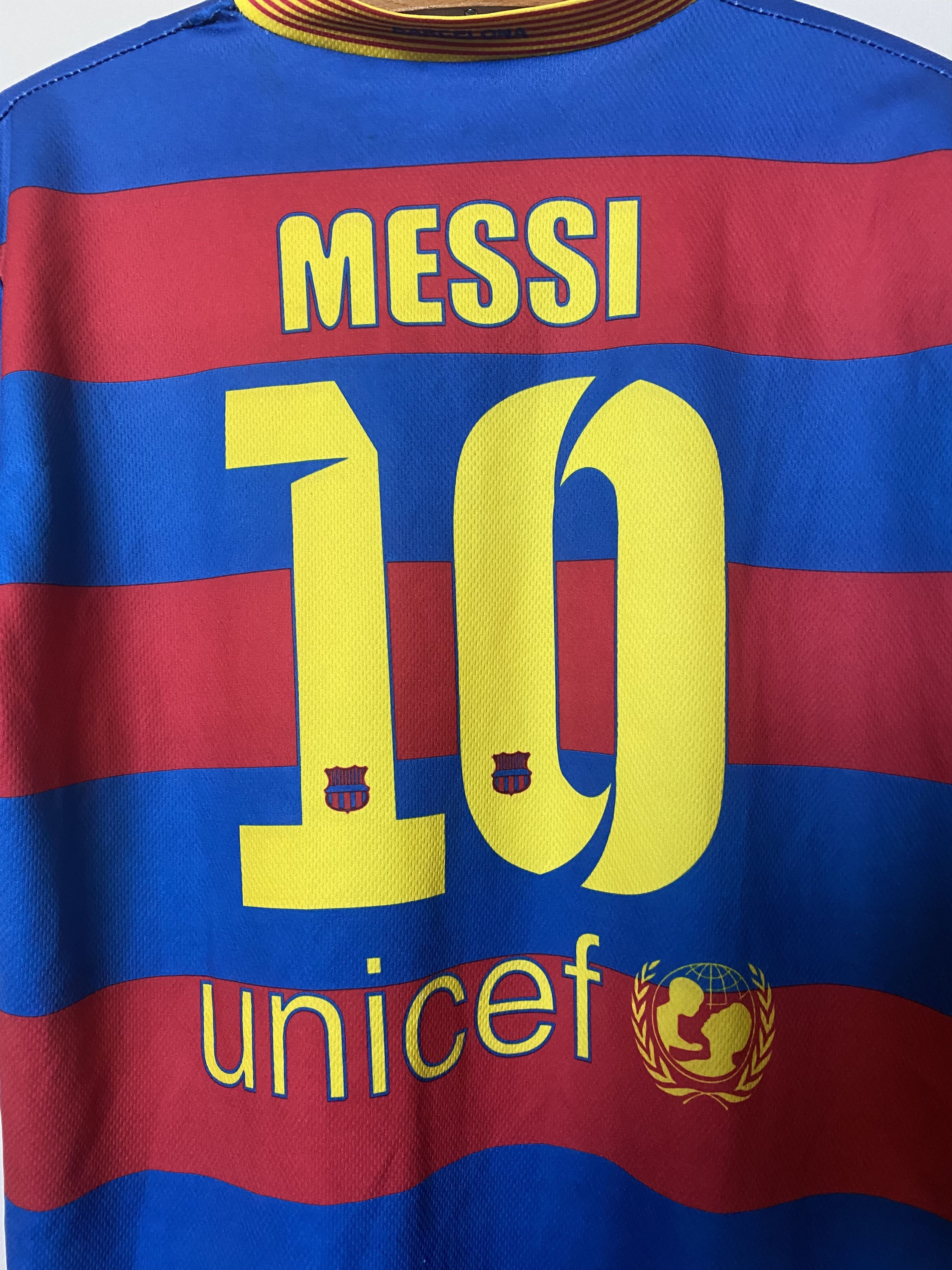 Other F.C. BARCELONA 2015 - 2016 #10 MESSI - M - UNIQUE Size US M / EU 48-50 / 2 - 3 Thumbnail